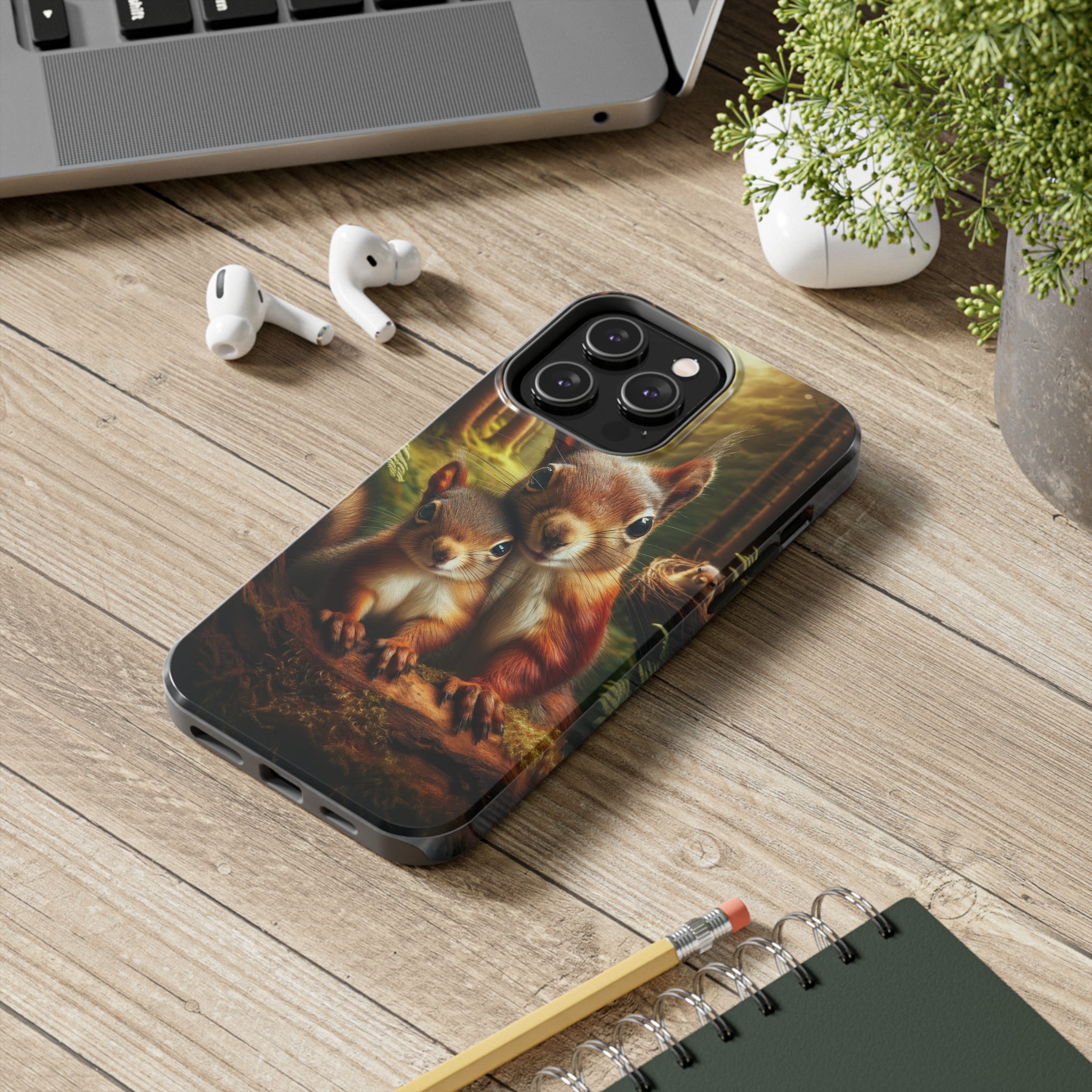 Two squirrels - Tough Phone Case