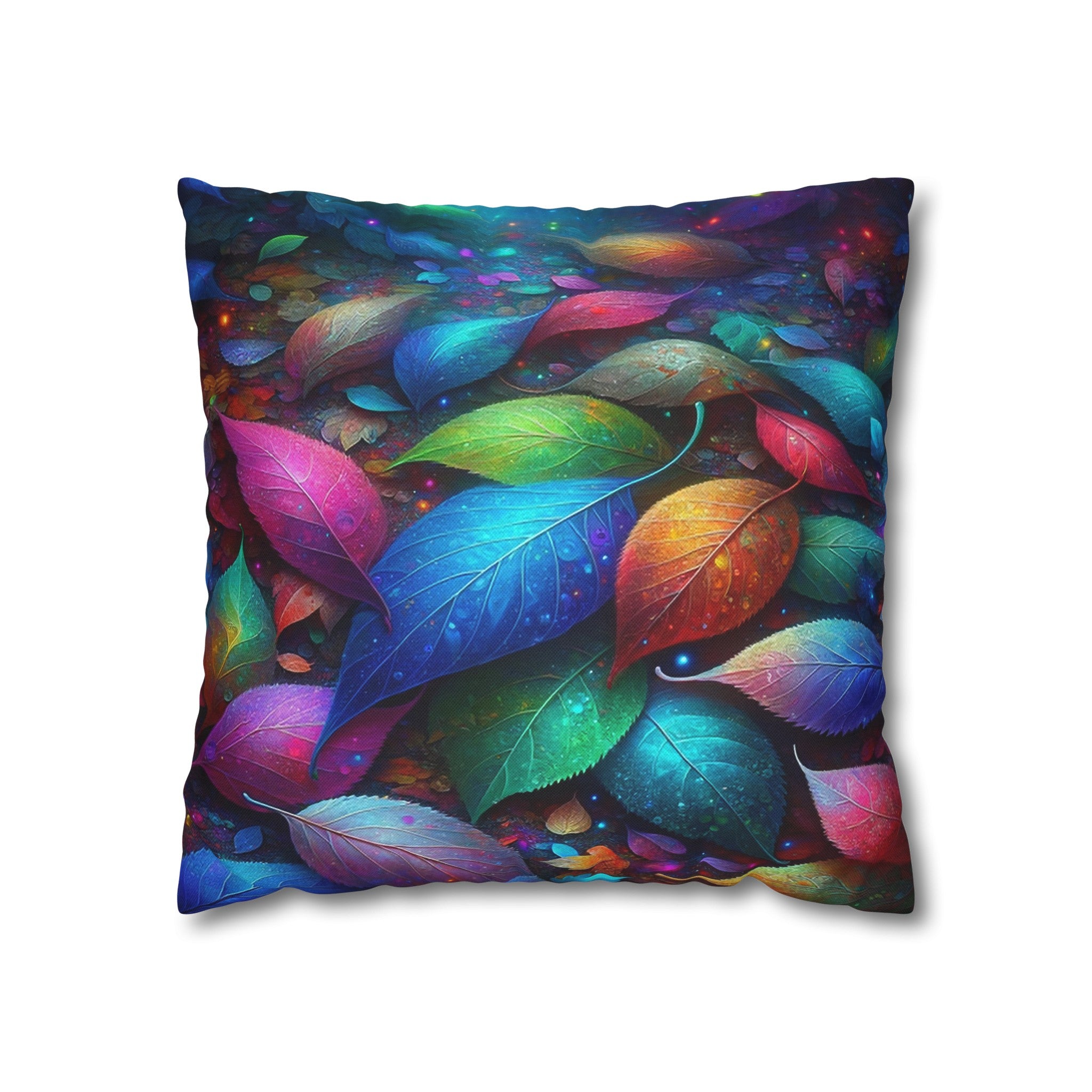 Magical Leaves 3 - Polyester Square Pillowcase