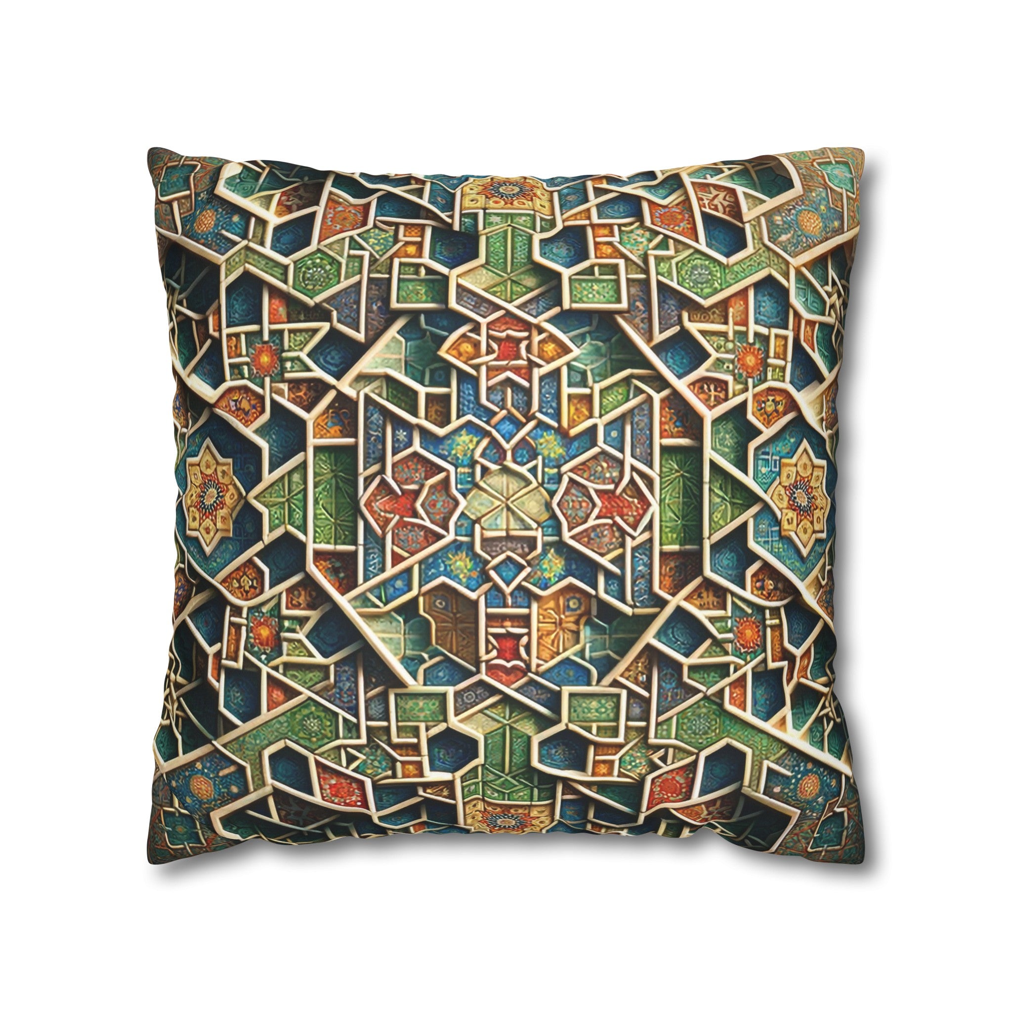 Persian Art (2) - Suede Square Pillowcase