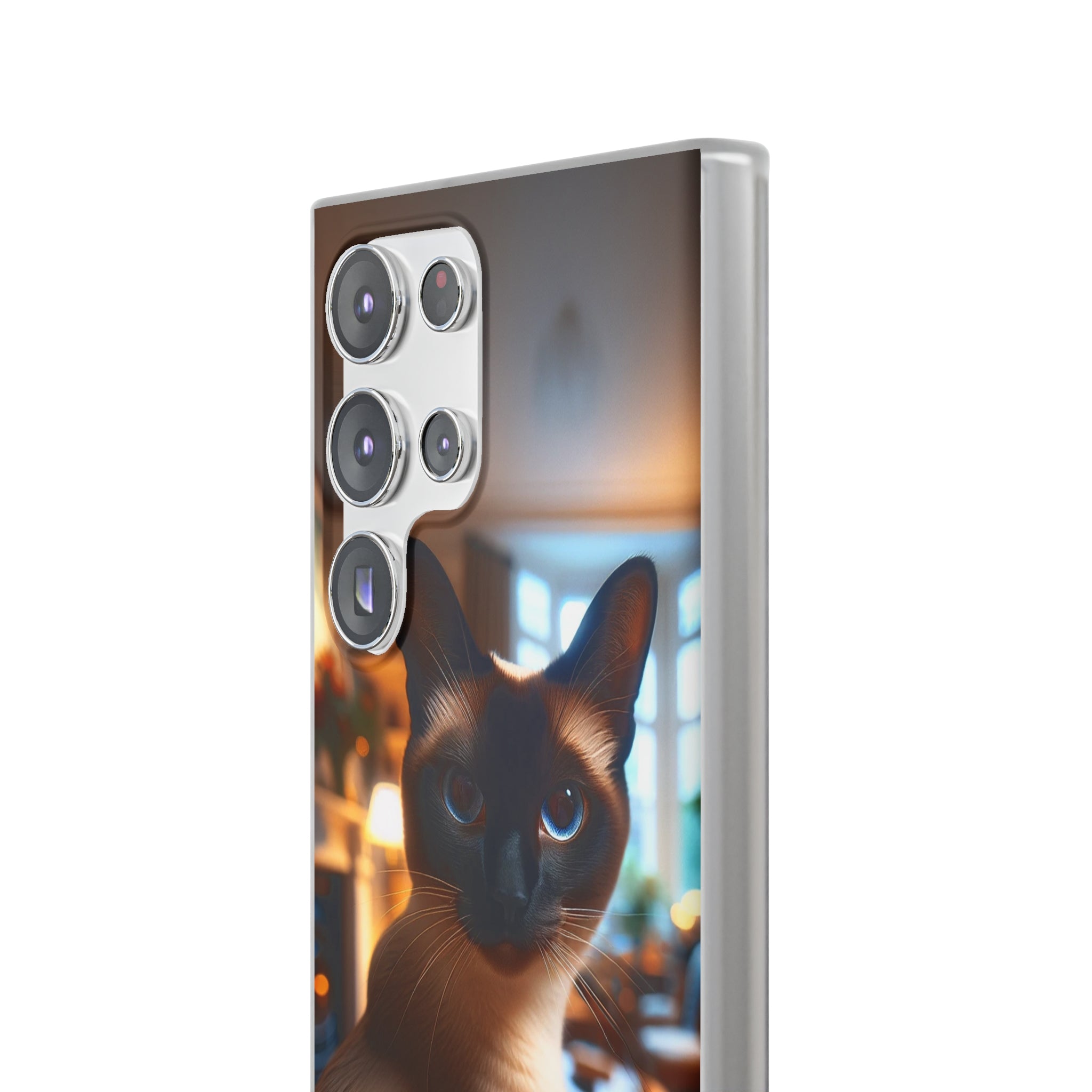 Curious Siamese cat - Flexi Case (Samsung only)