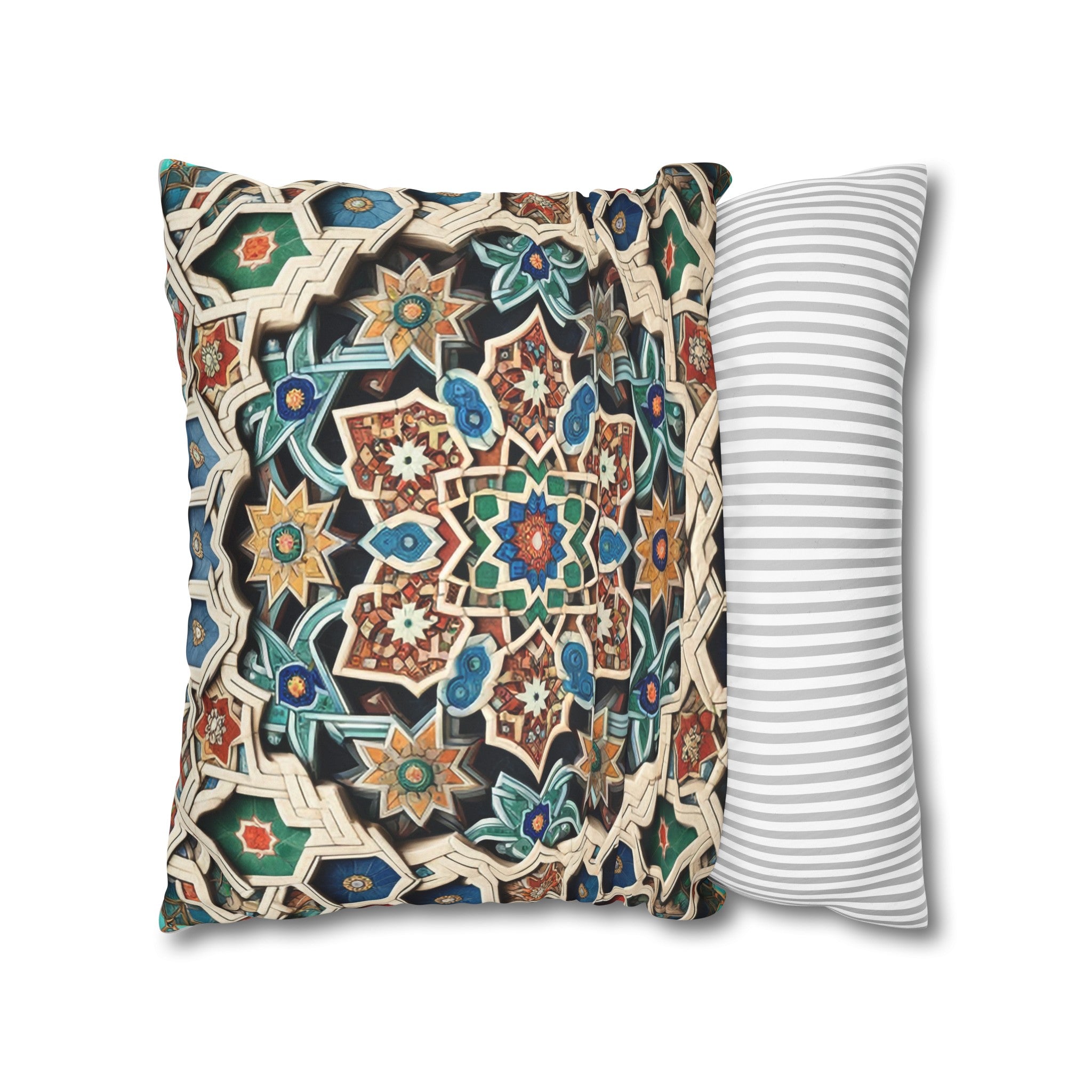 Persian Art (1) - Suede Square Pillowcase