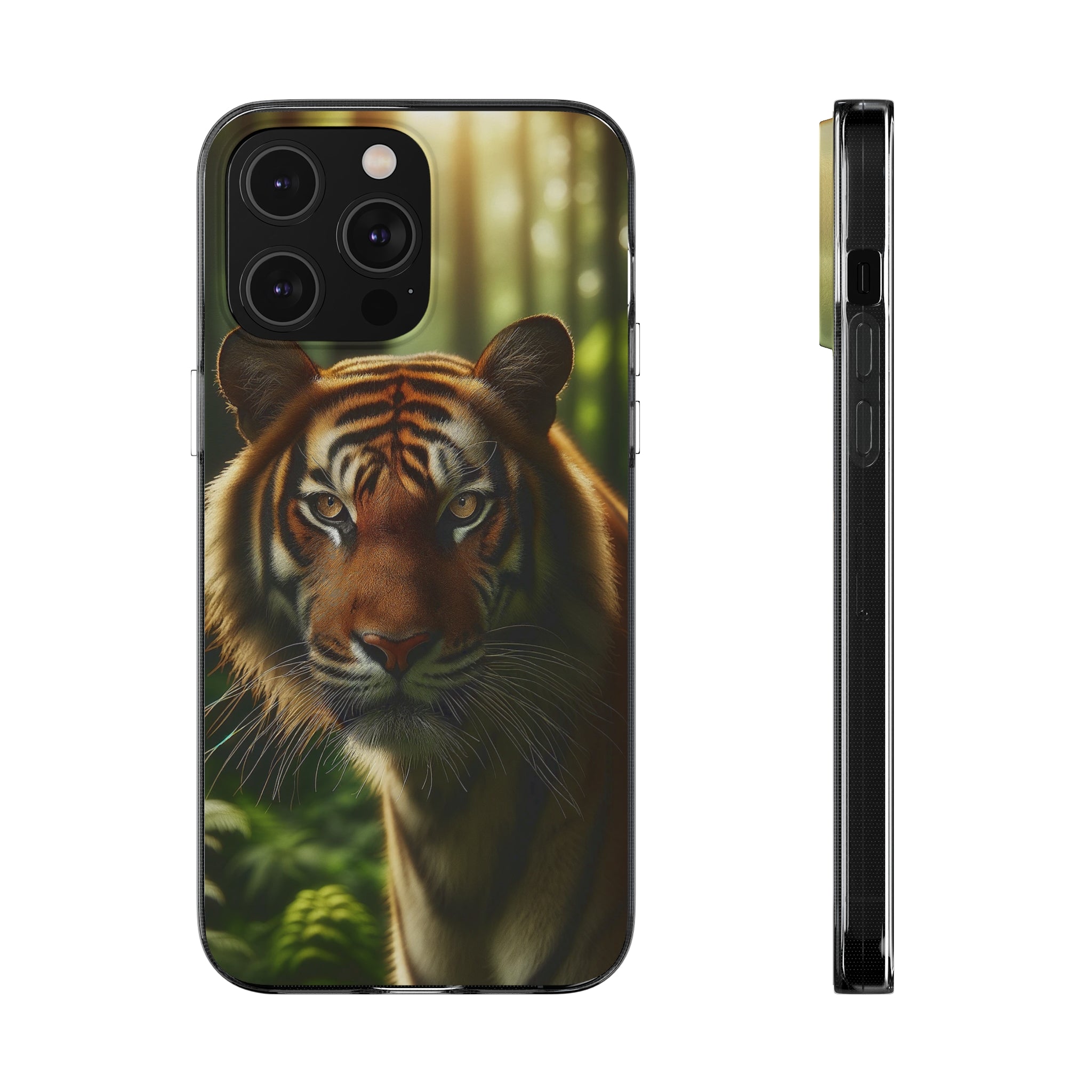 Curious Tiger - Soft Phone Case