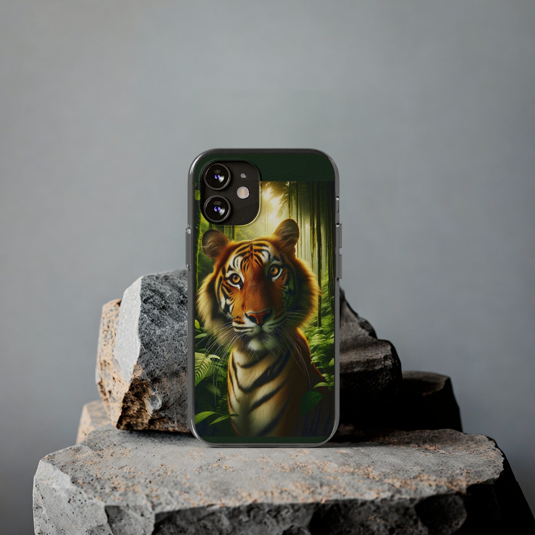 Curious Tiger - Soft Phone Cases