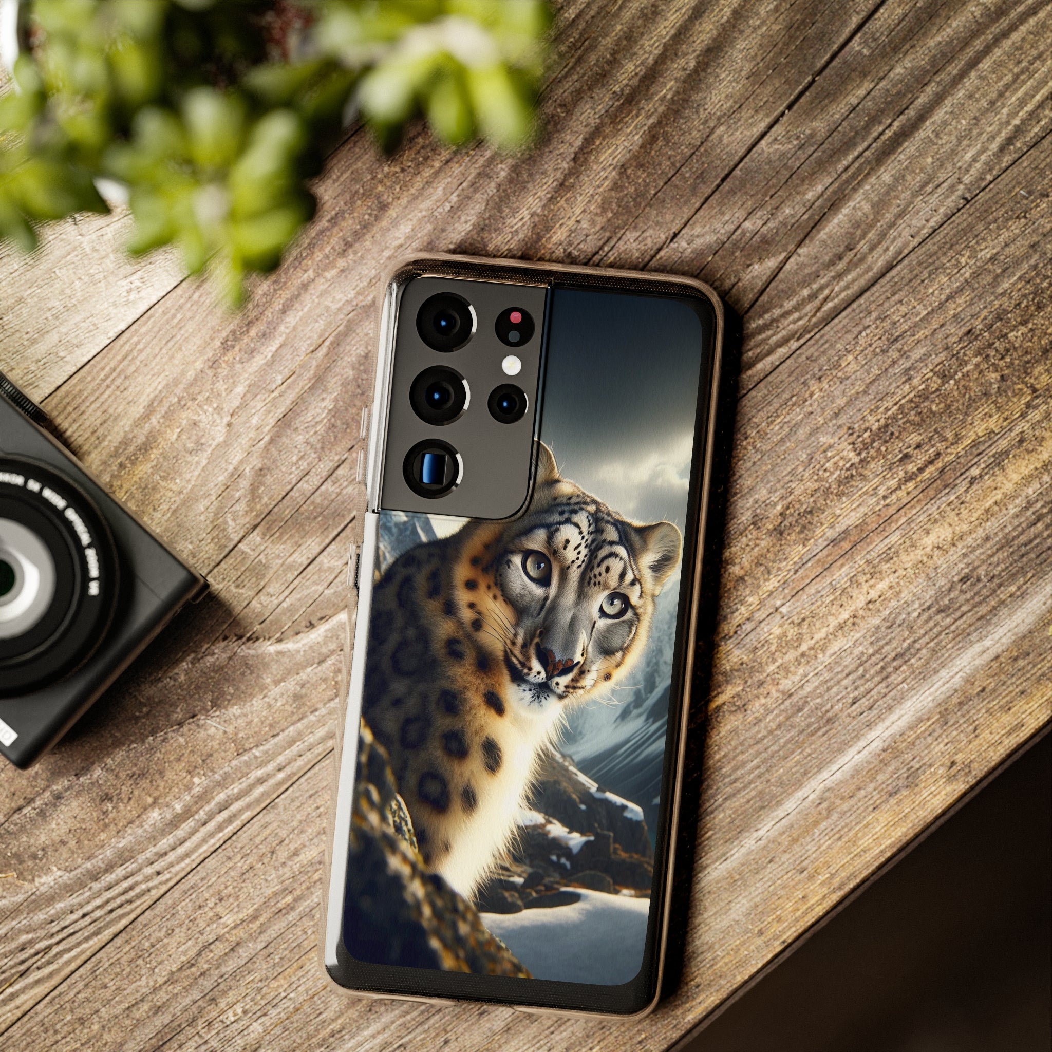 Snow Leopard - Soft Phone Case