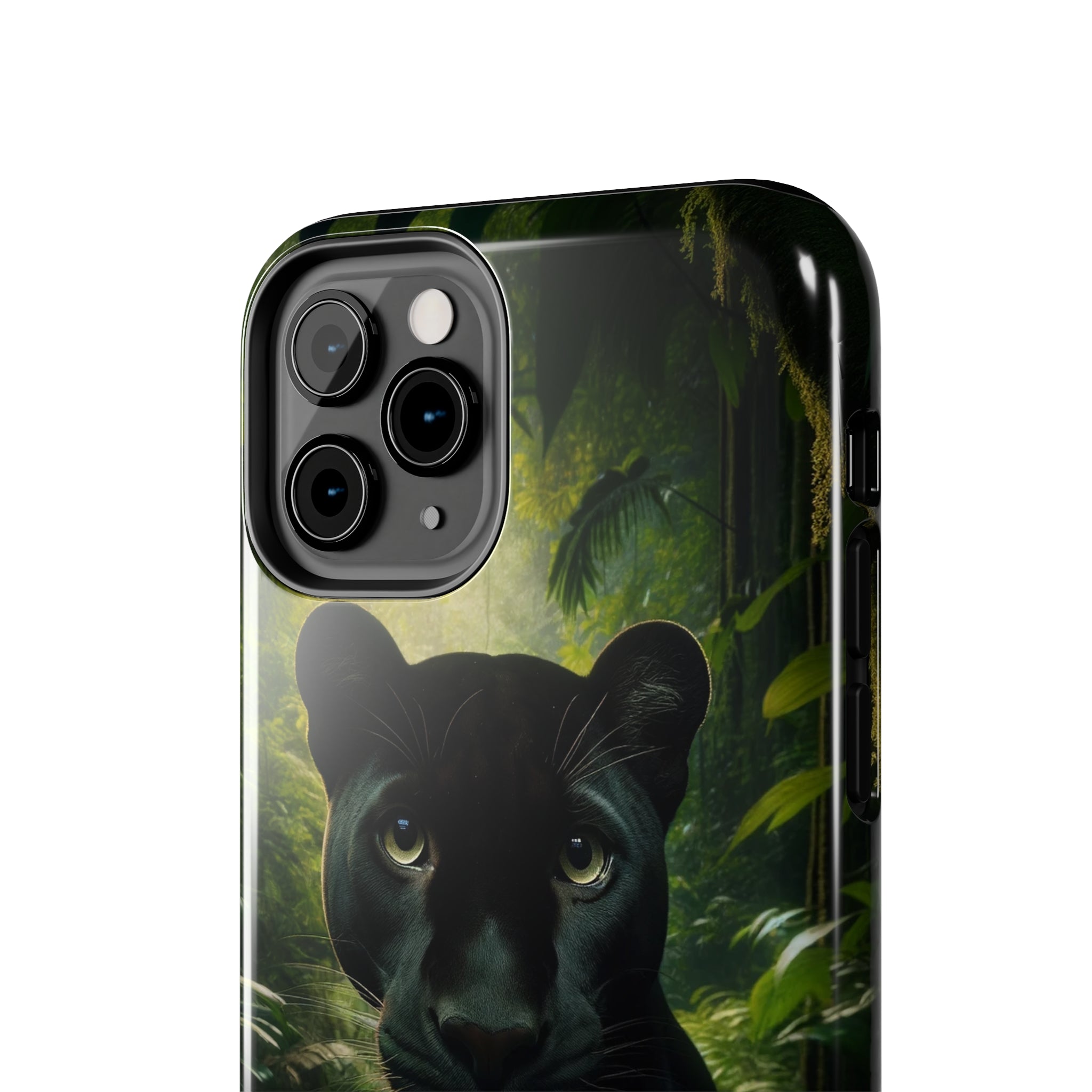 Curious black panther - Tough Phone Case