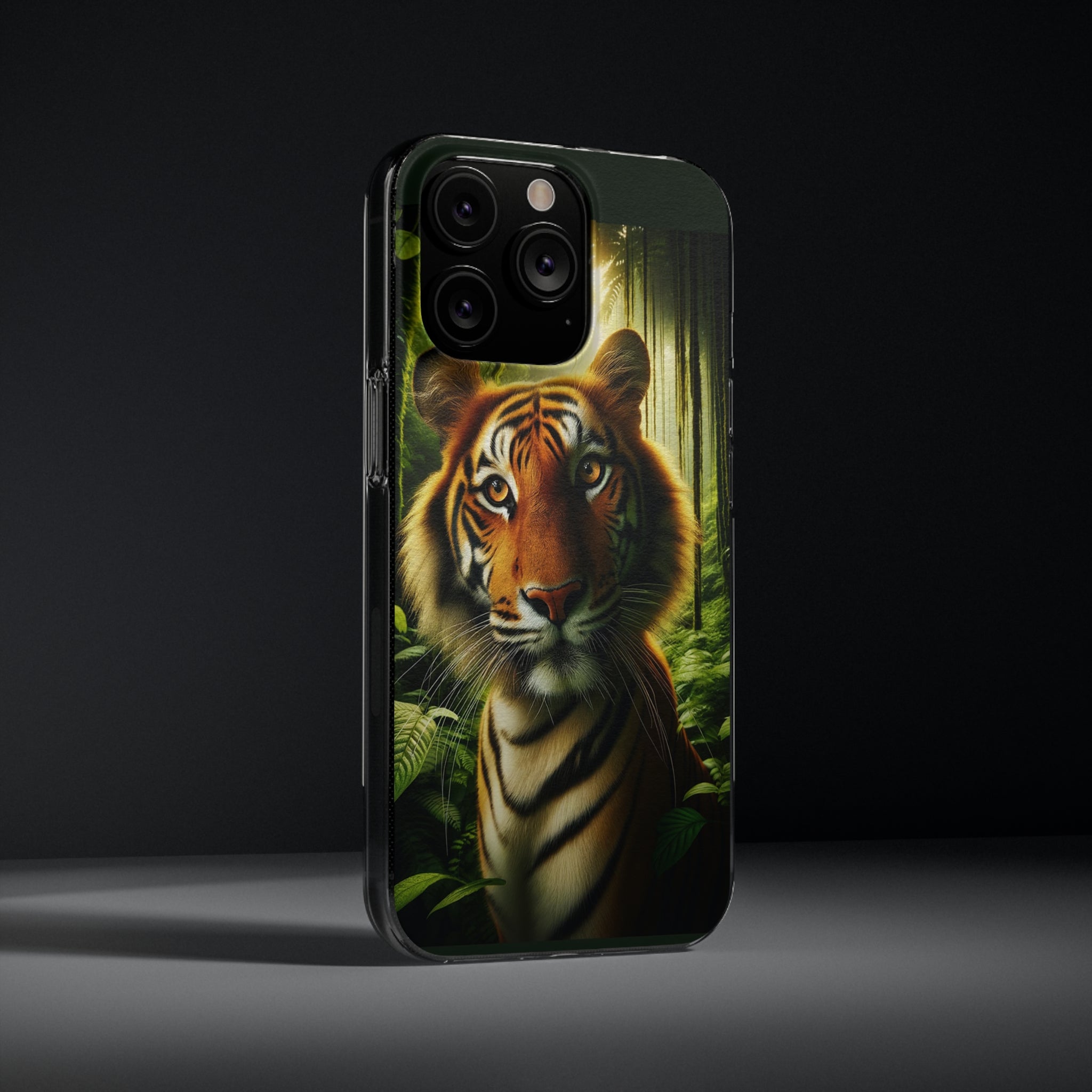 Curious Tiger - Soft Phone Cases