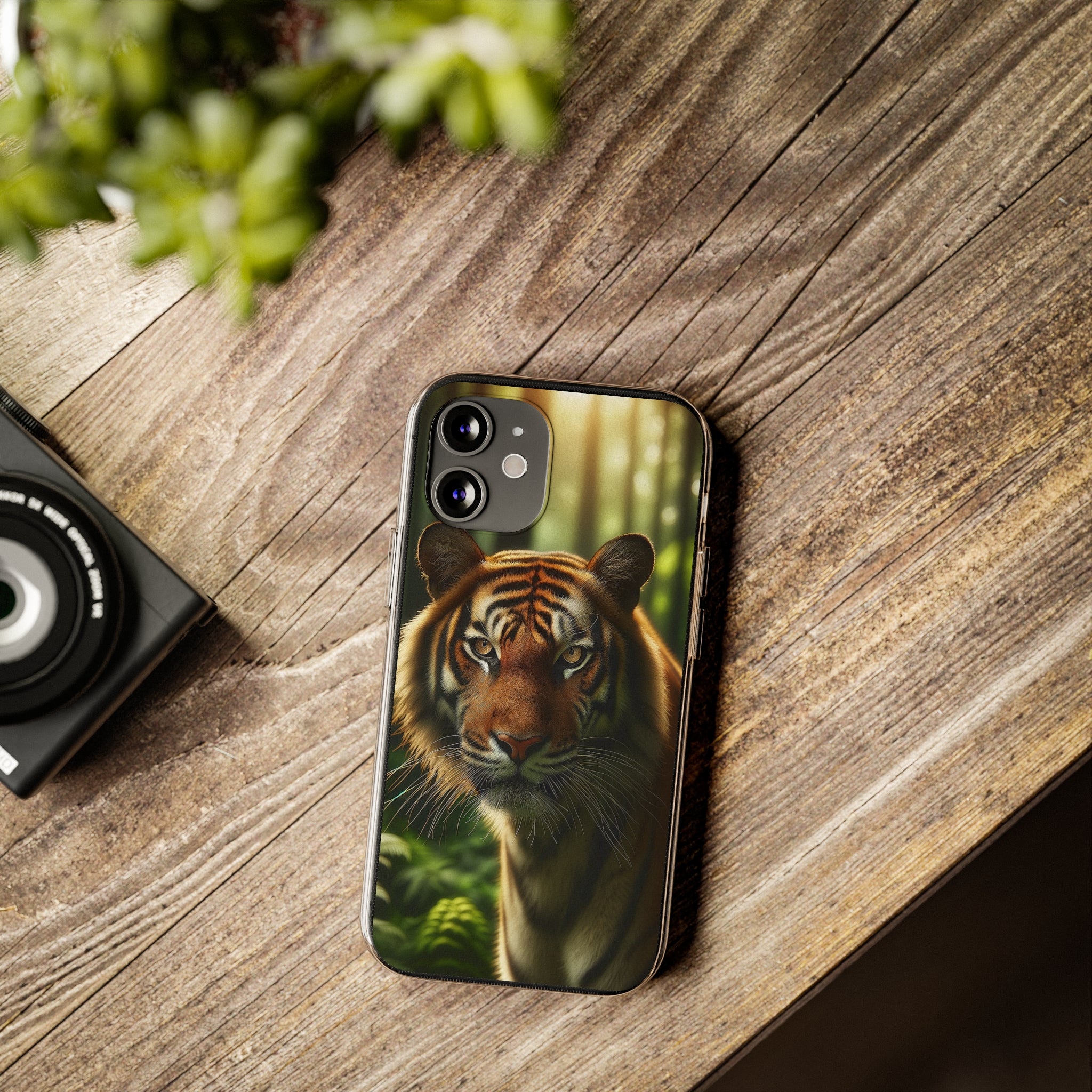 Curious Tiger - Soft Phone Case