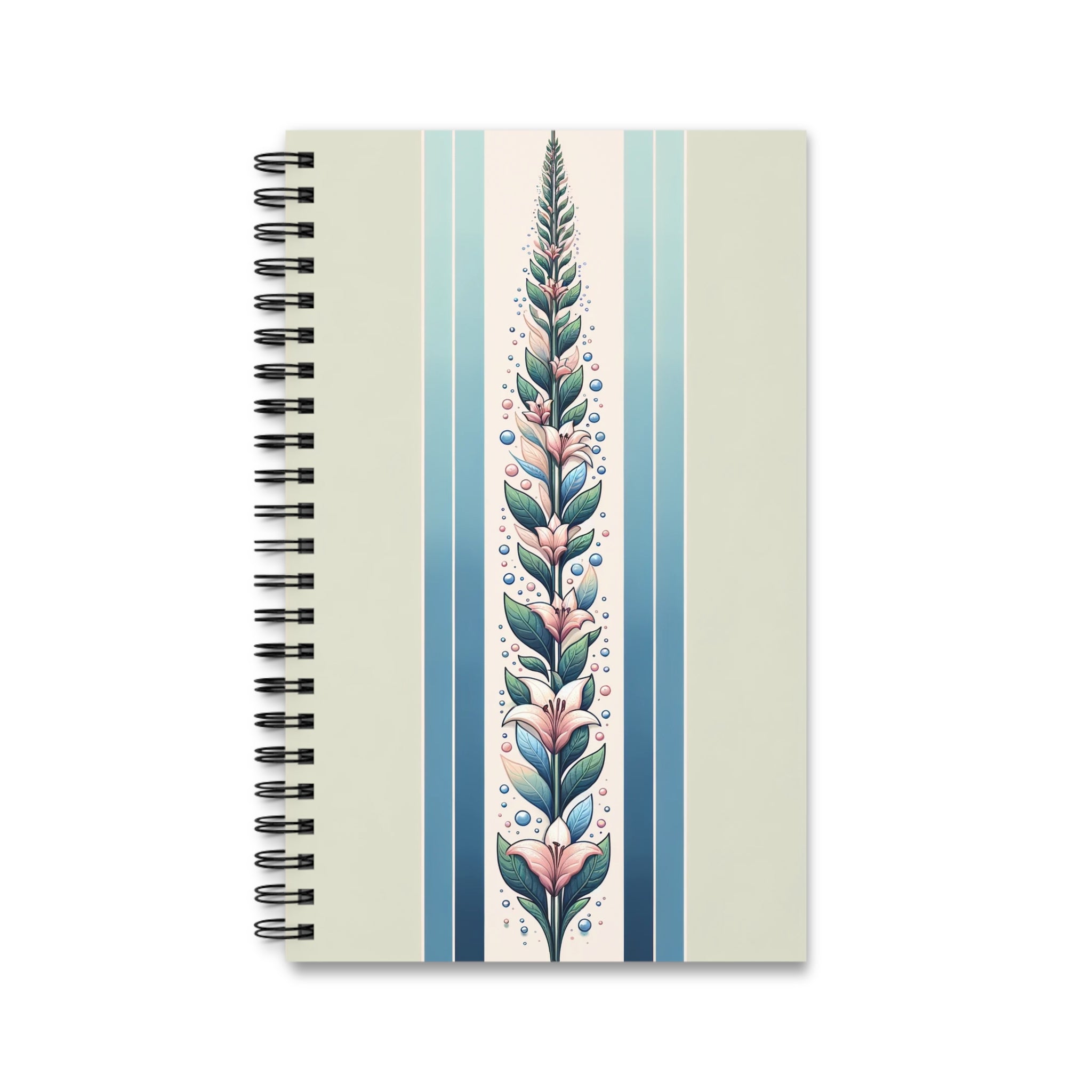 Lilies Pastel 1 - Spiral Journal (EU)