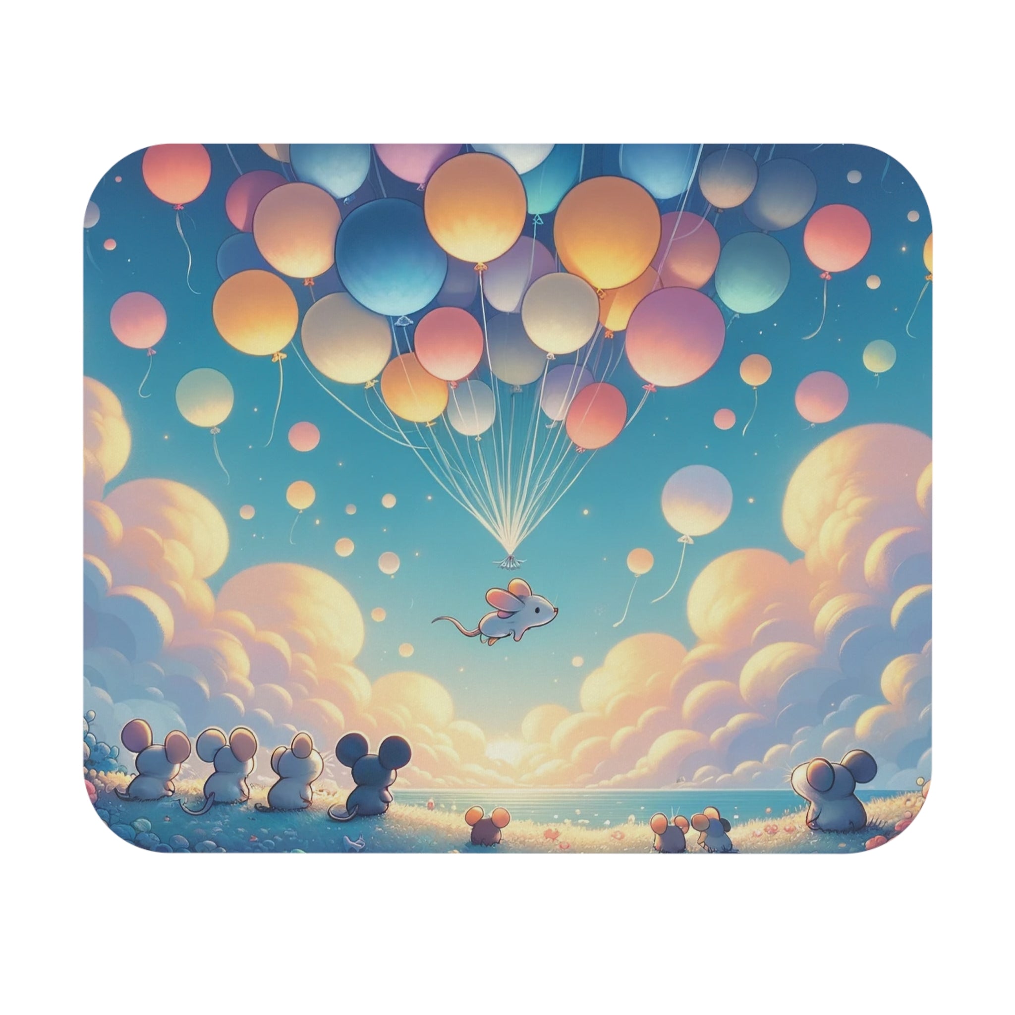 Mice and balloons - Mouse Pad (Rectangle)