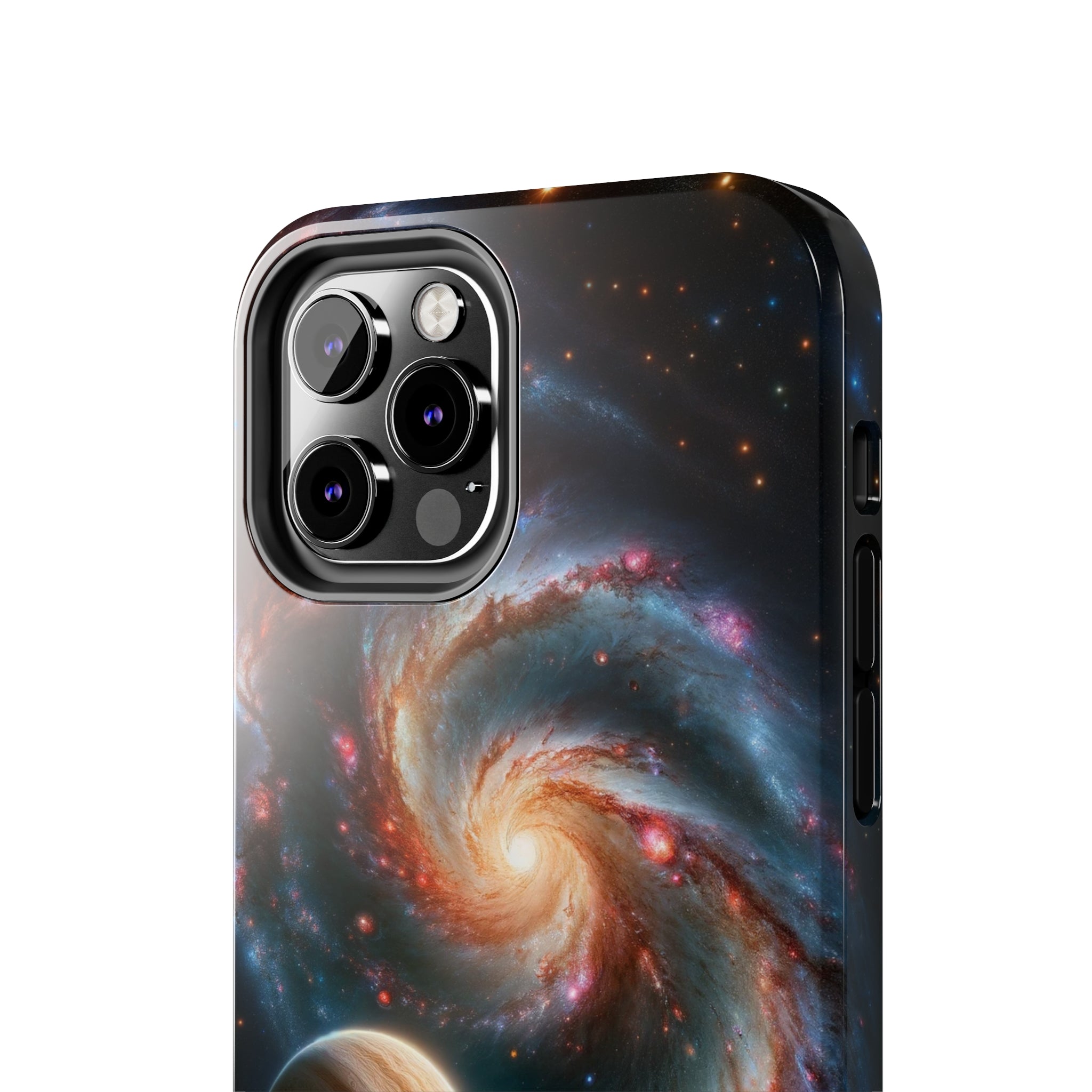 Yellow planet and wormhole - Tough Phone Case