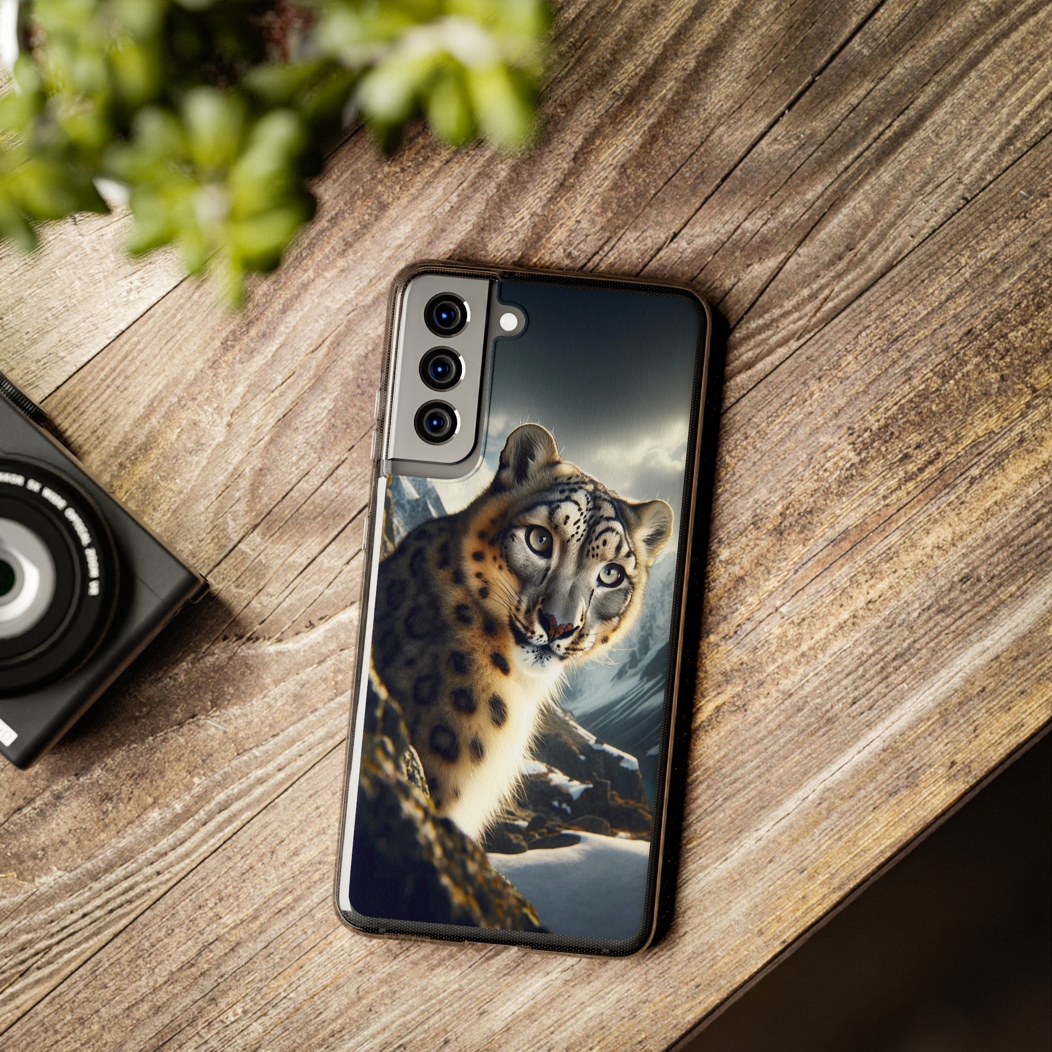 Snow Leopard - Soft Phone Case