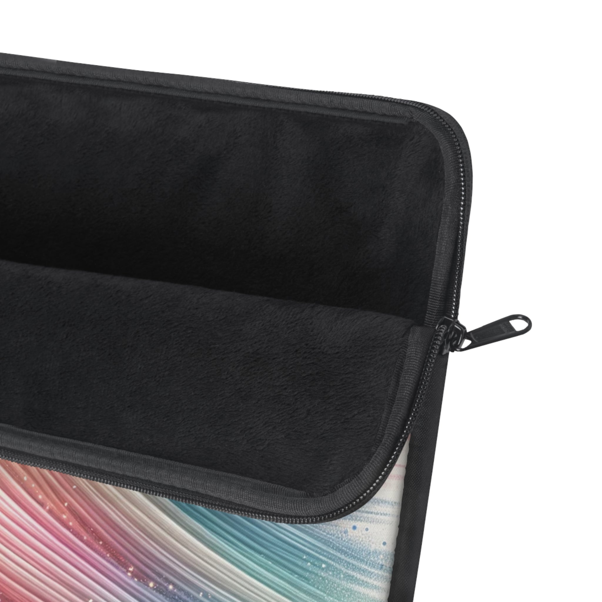 Pastel lines through circle - Laptop Sleeve