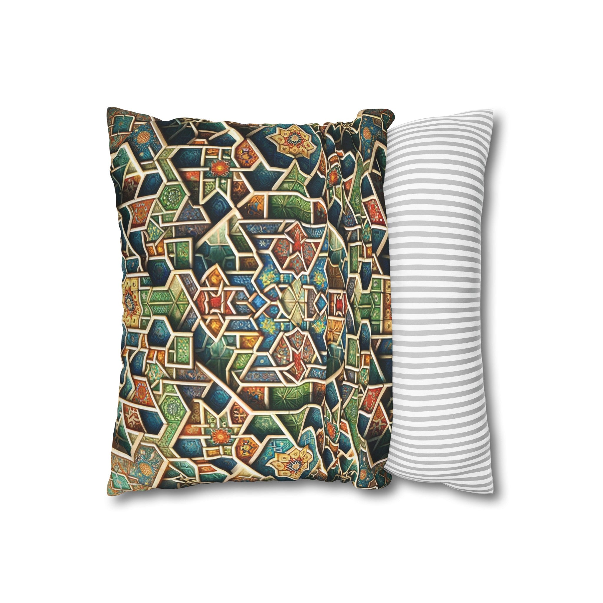 Persian Art (2) - Suede Square Pillowcase