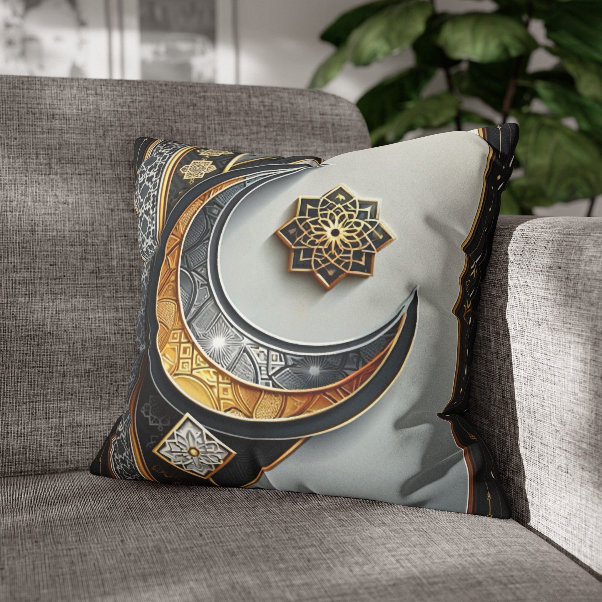 Islamic Art (8) - Suede Square Pillowcase