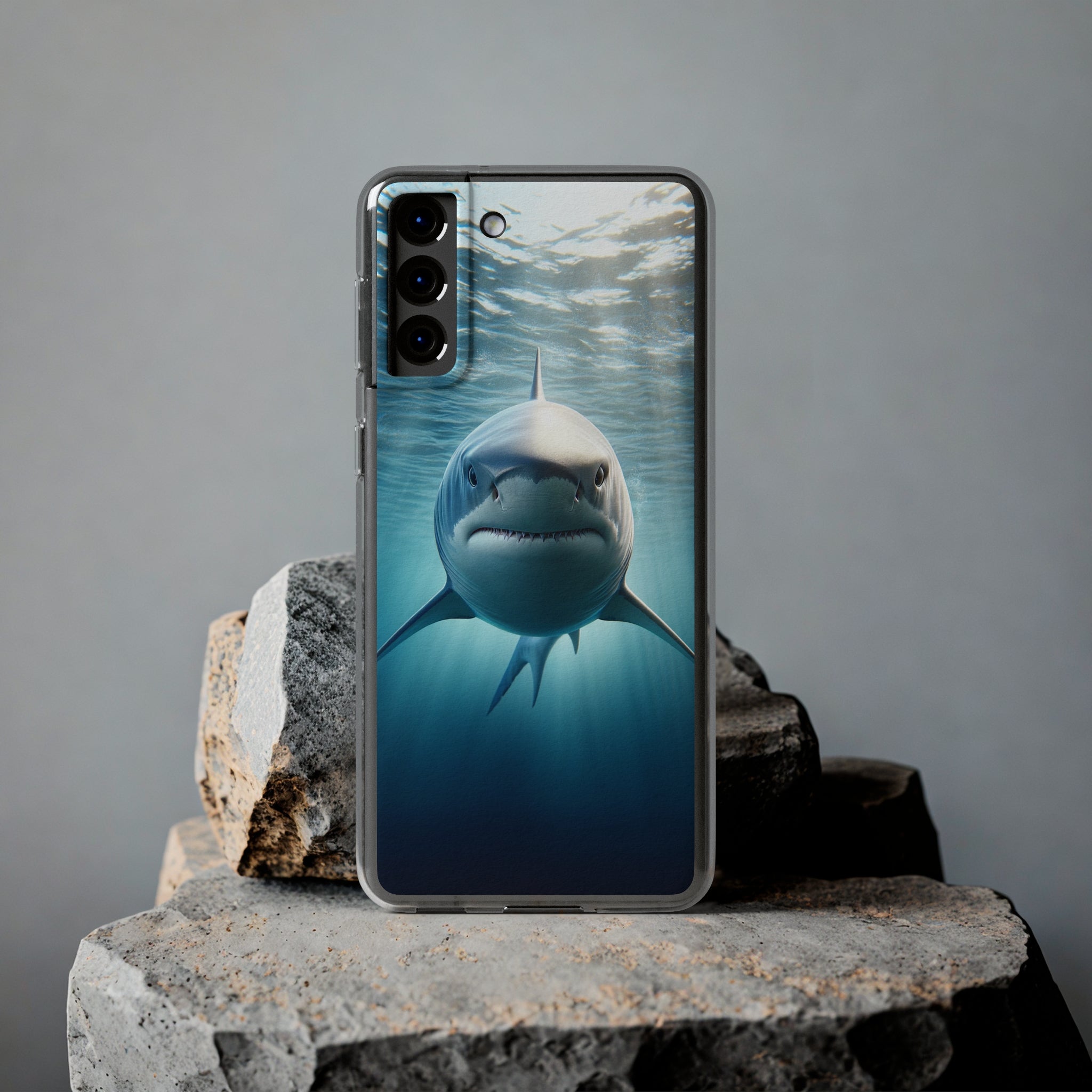 Curious Shark - Soft Phone Case