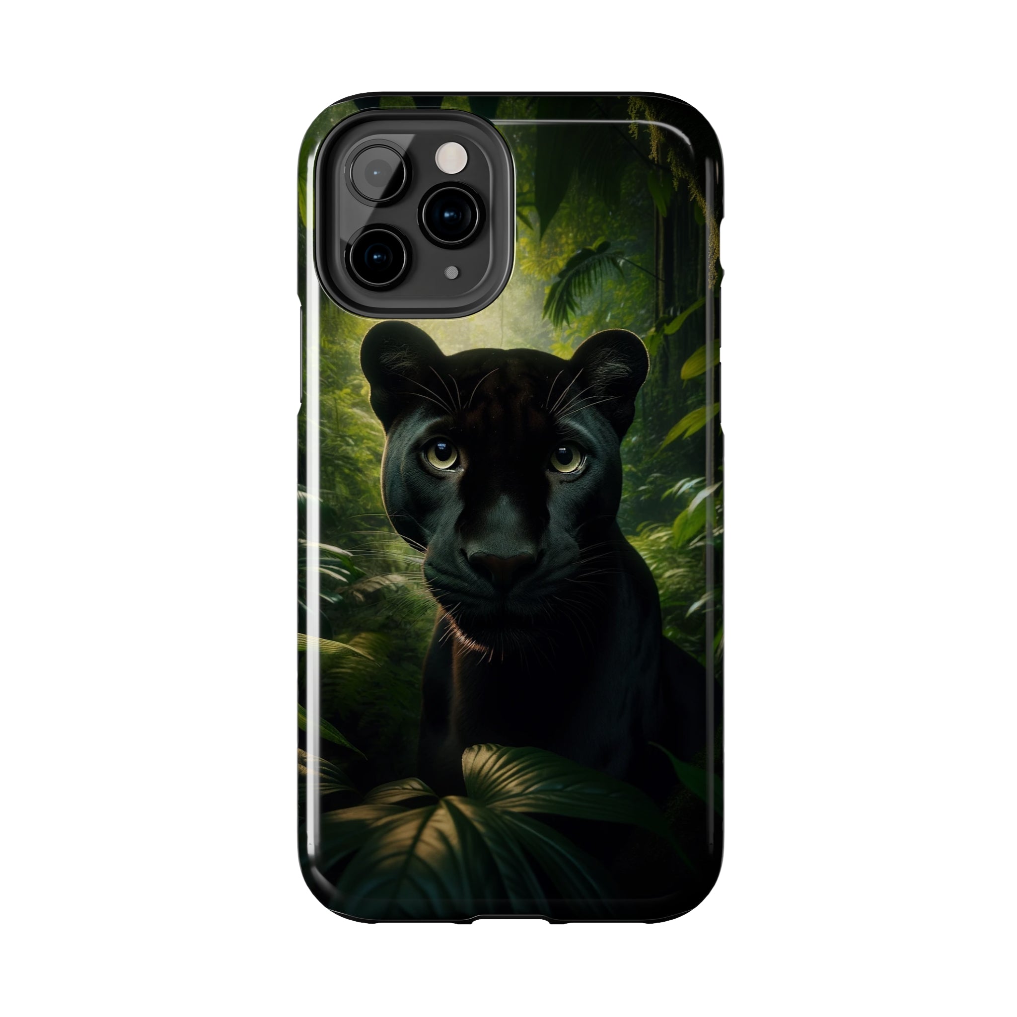 Curious black panther - Tough Phone Case