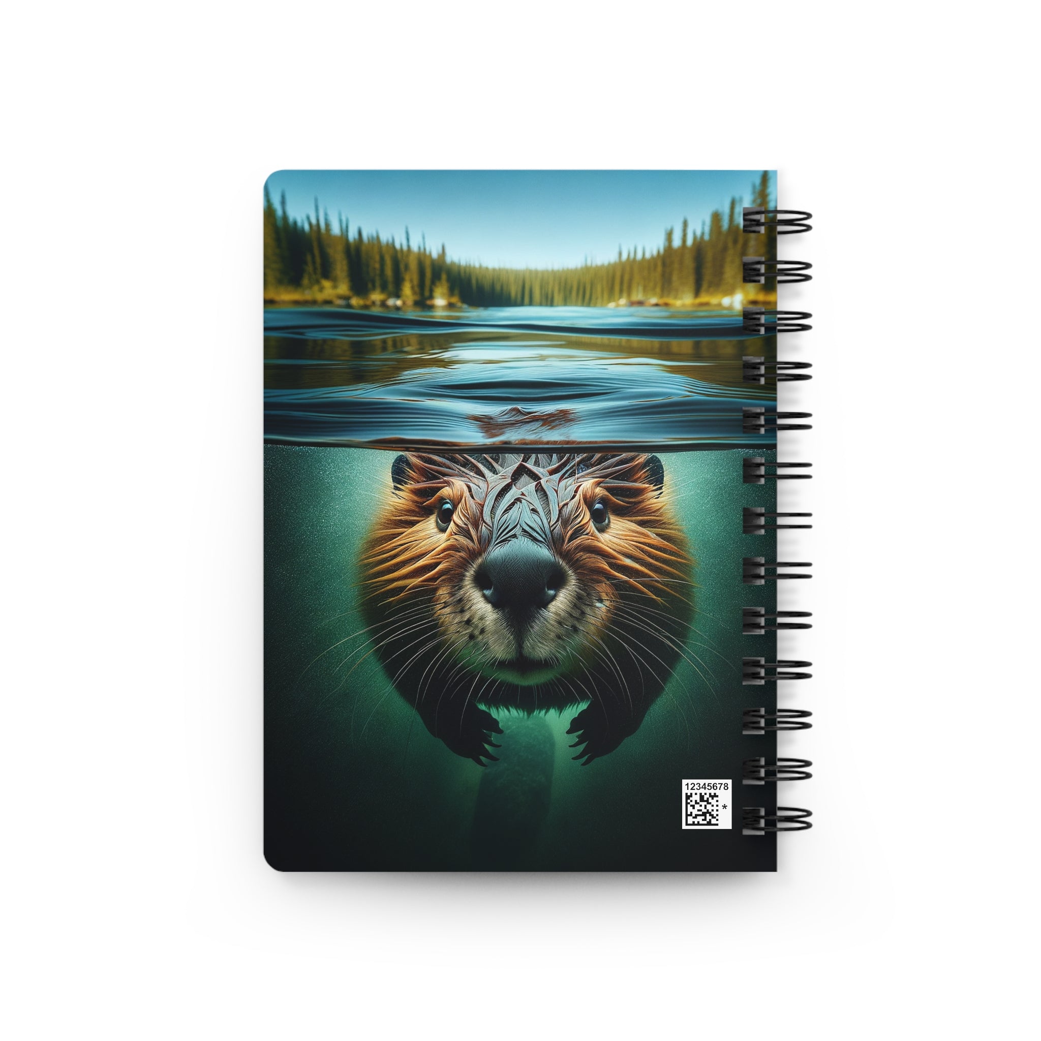 A curious beaver - Spiral Notebook