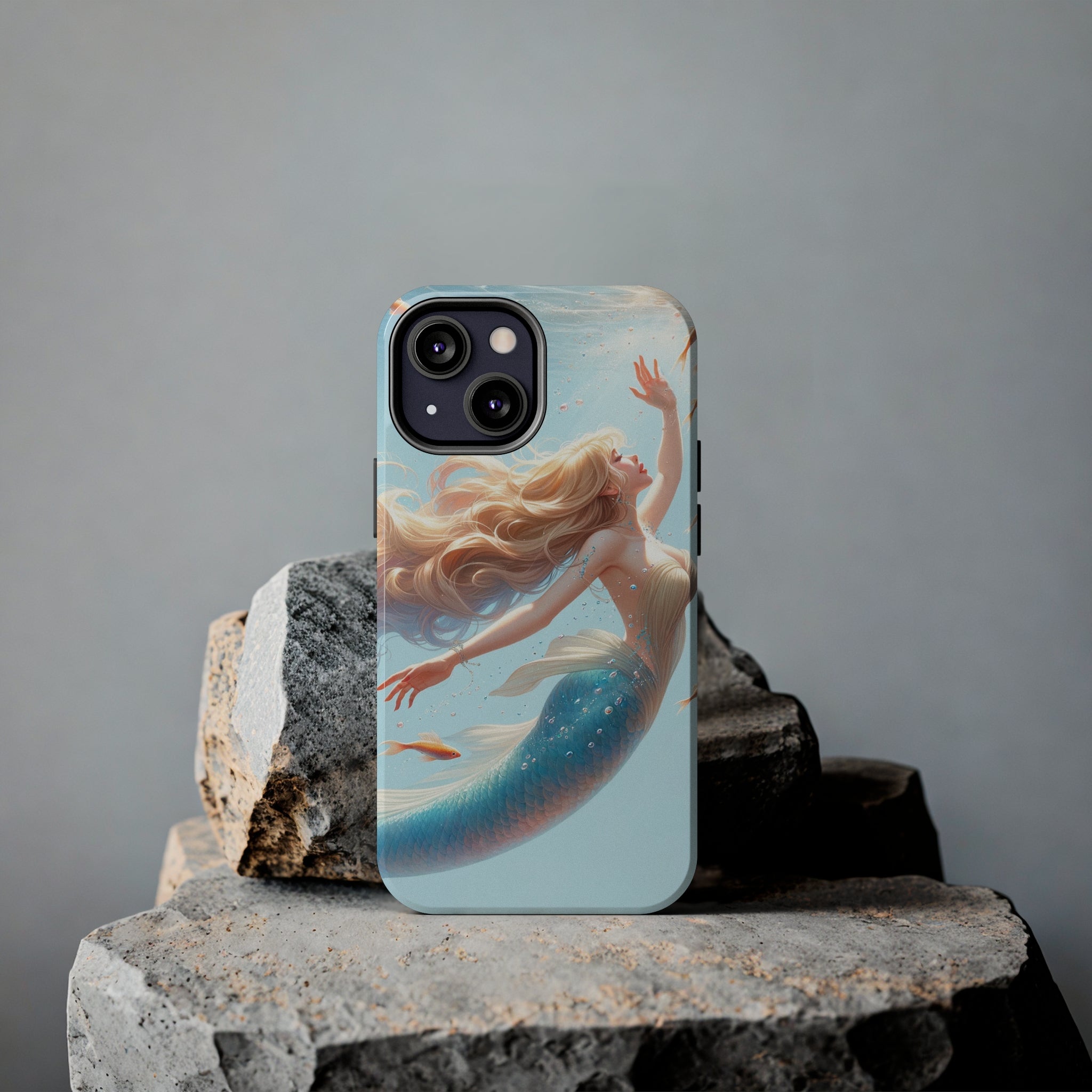 Blond mermaid - Tough Phone Case