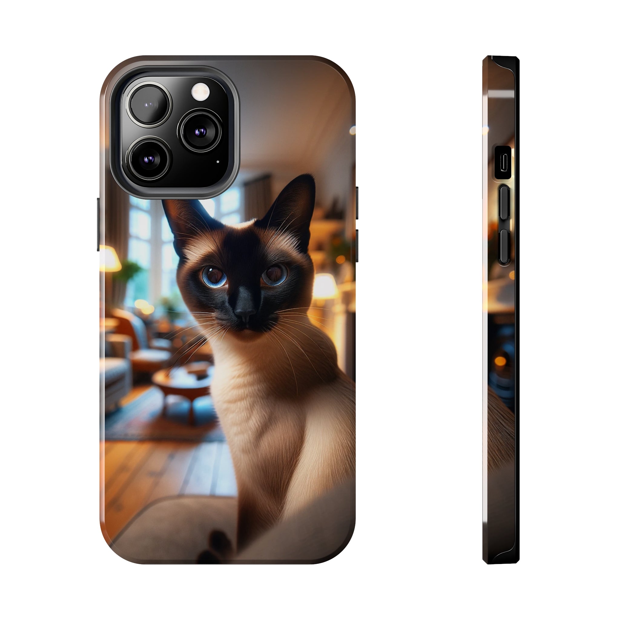 Curious cat - Tough Phone Case