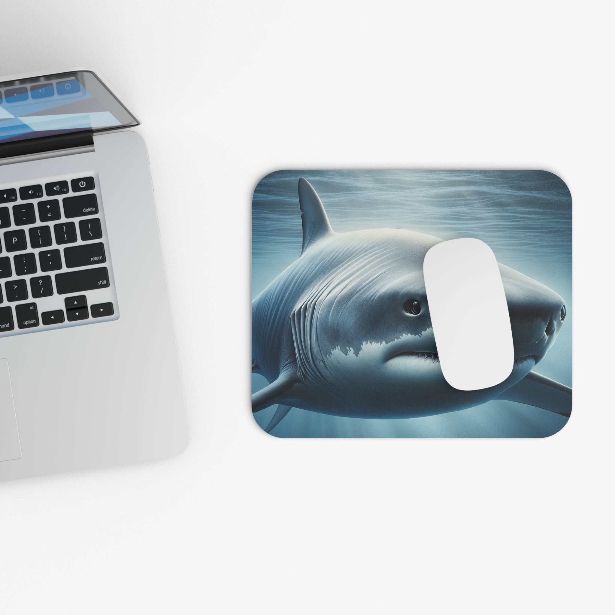 Angry shark - Mouse Pad (Rectangle)