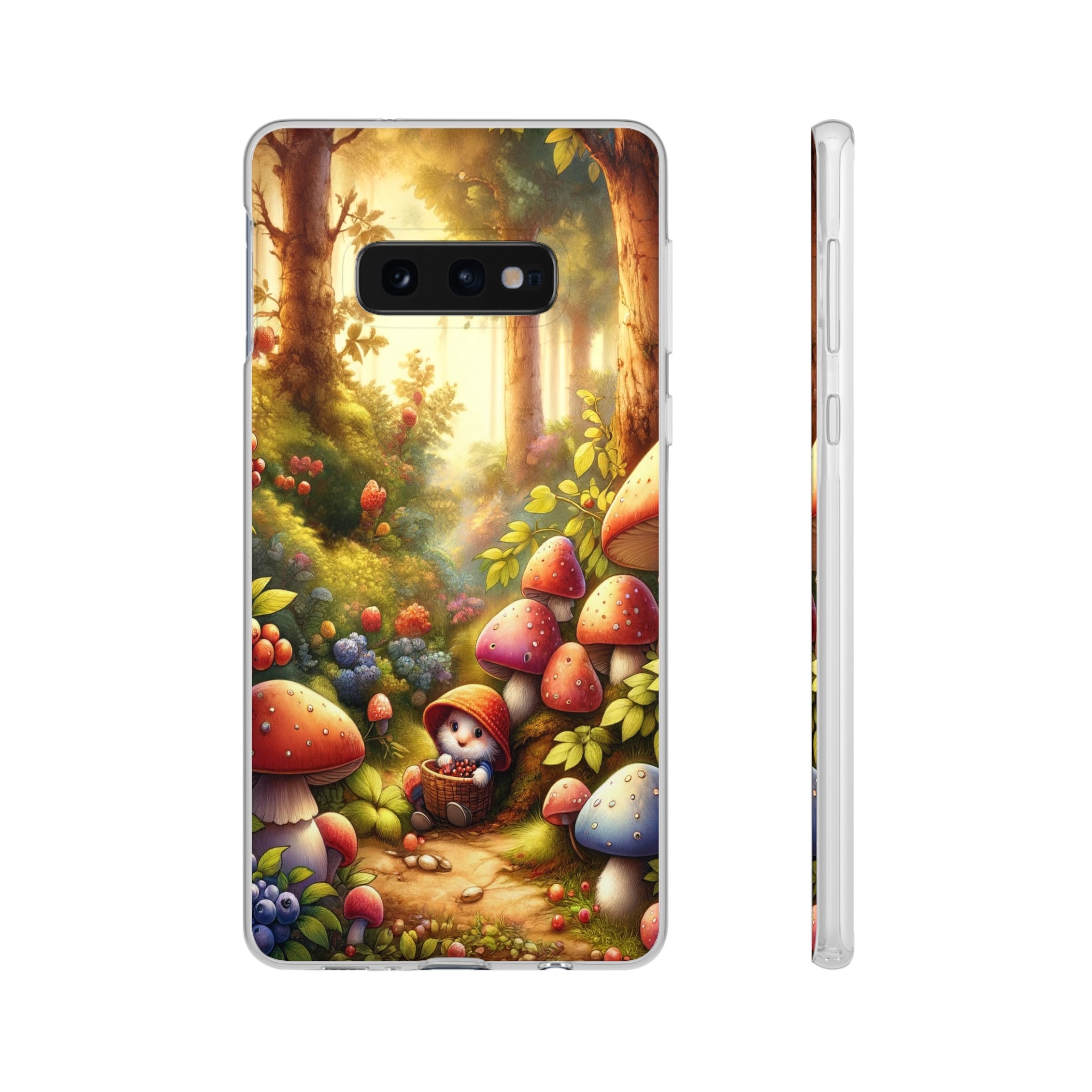 Gnome and mushrooms - Flexi Case (Samsung only)