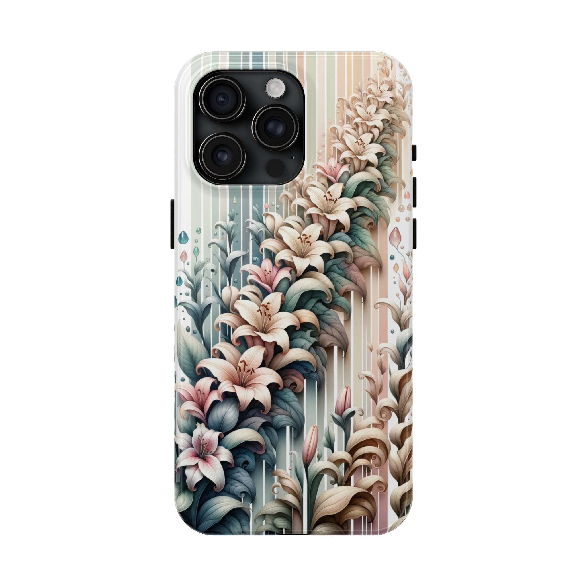 Pastel lilies - Tough Phone Case