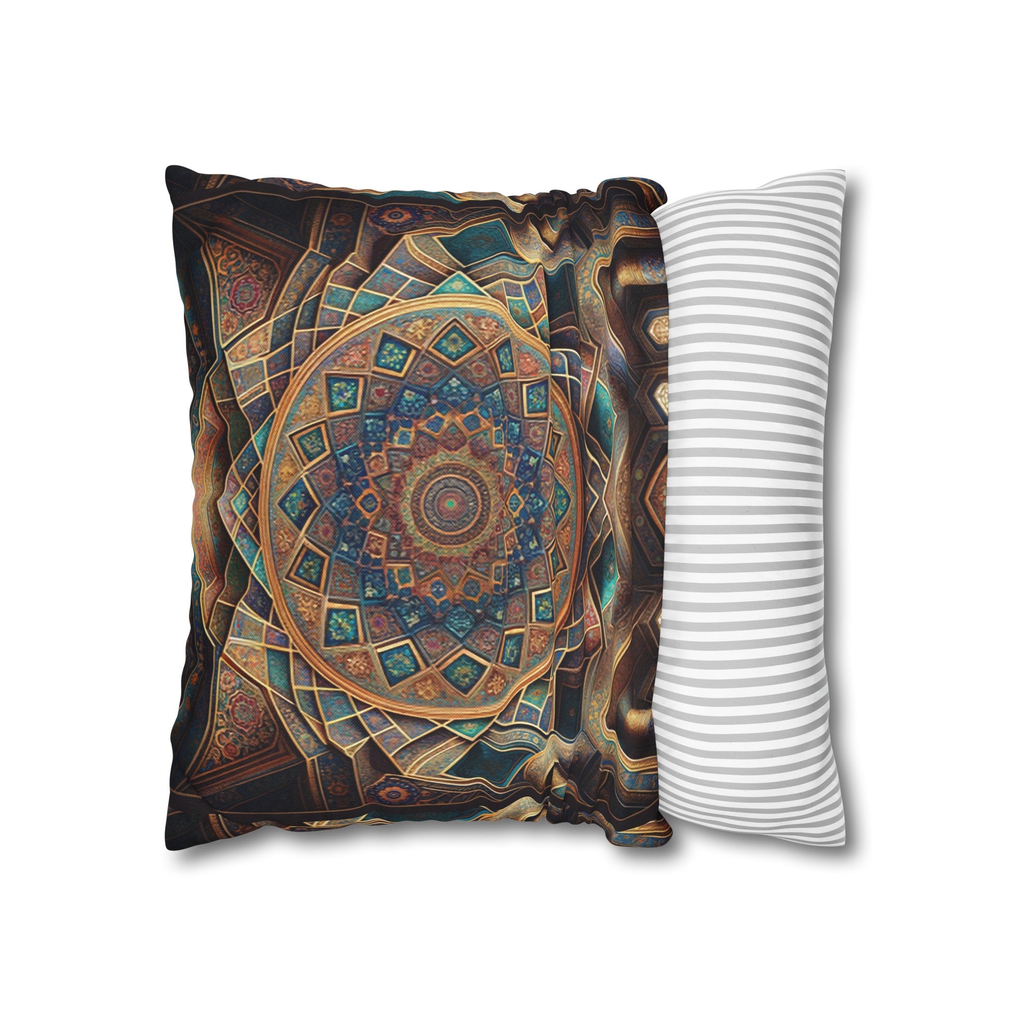 Persian Art 5 - Polyester Square Pillowcase