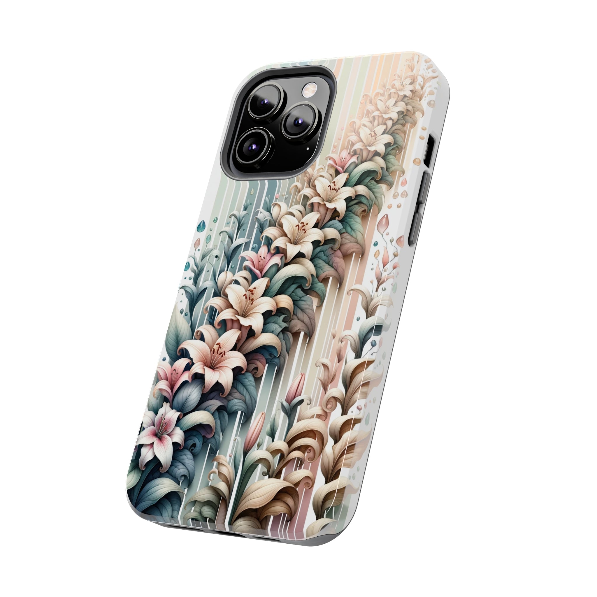 Pastel lilies - Tough Phone Case