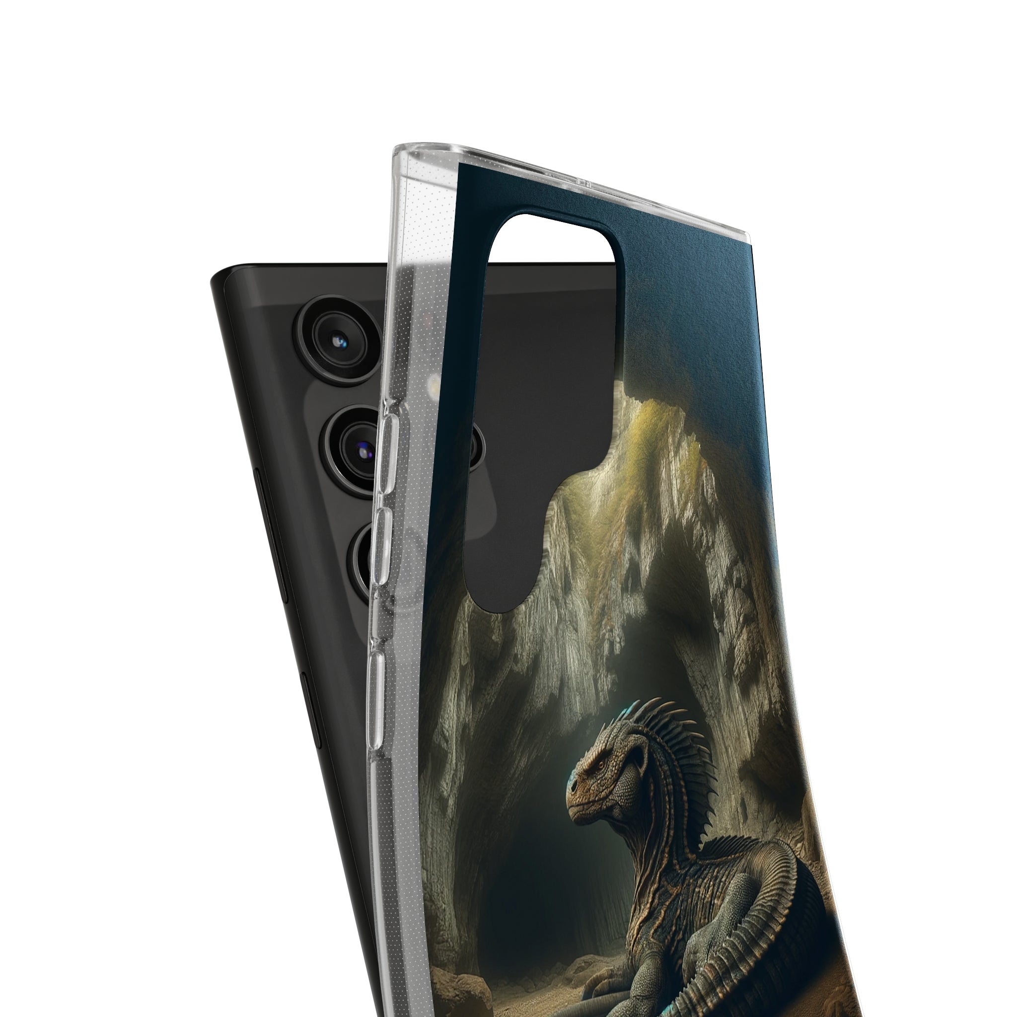 Basilisk in a cave - Soft Phone Case