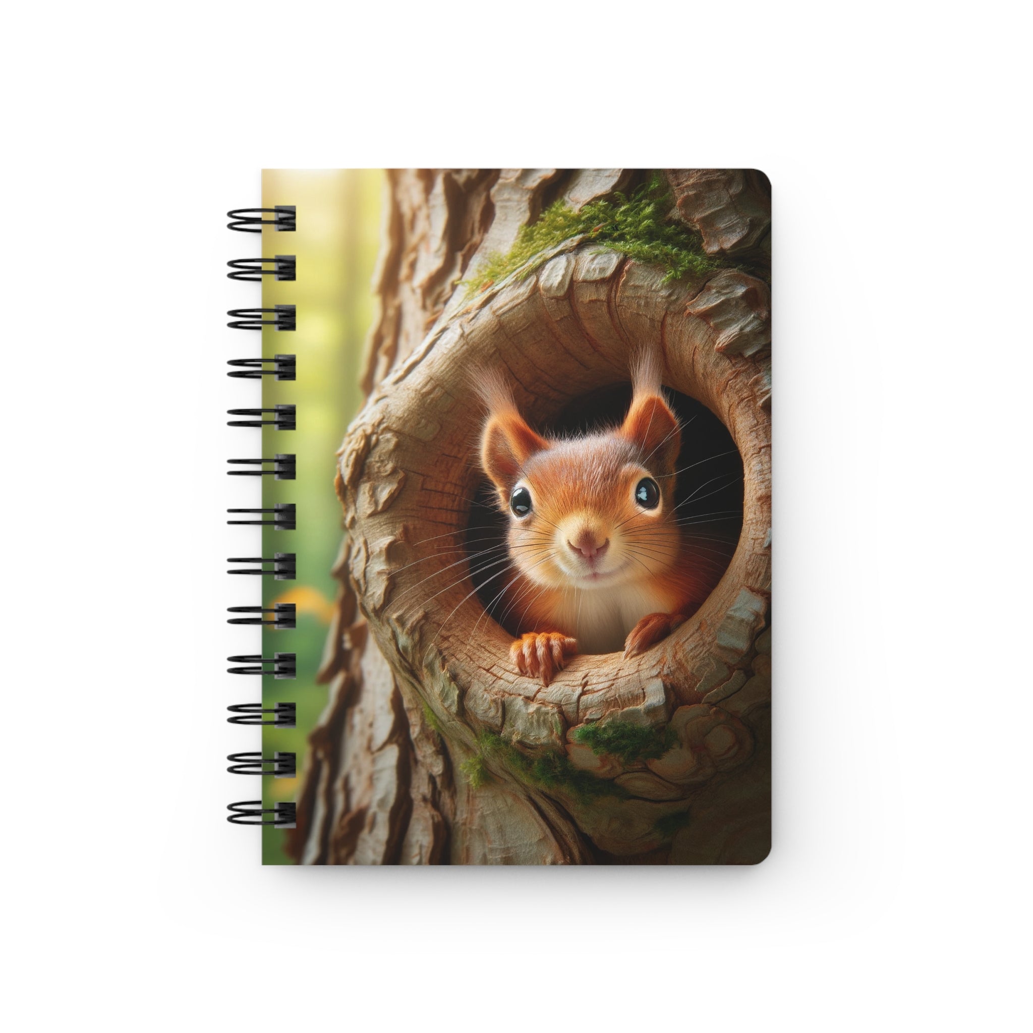 A curious squirrel - Spiral Notebook