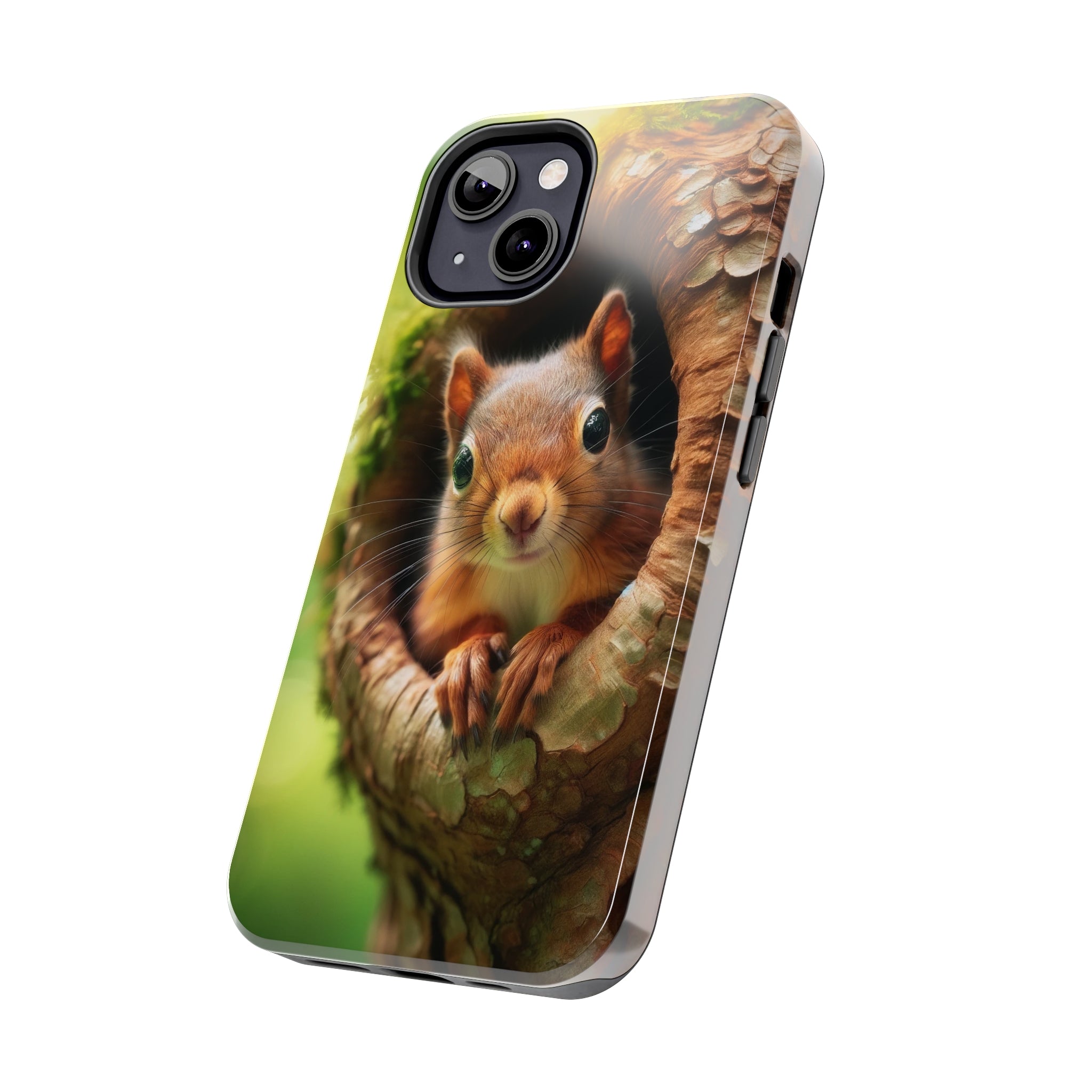 Squirrel in a tree - Tough Phone Case