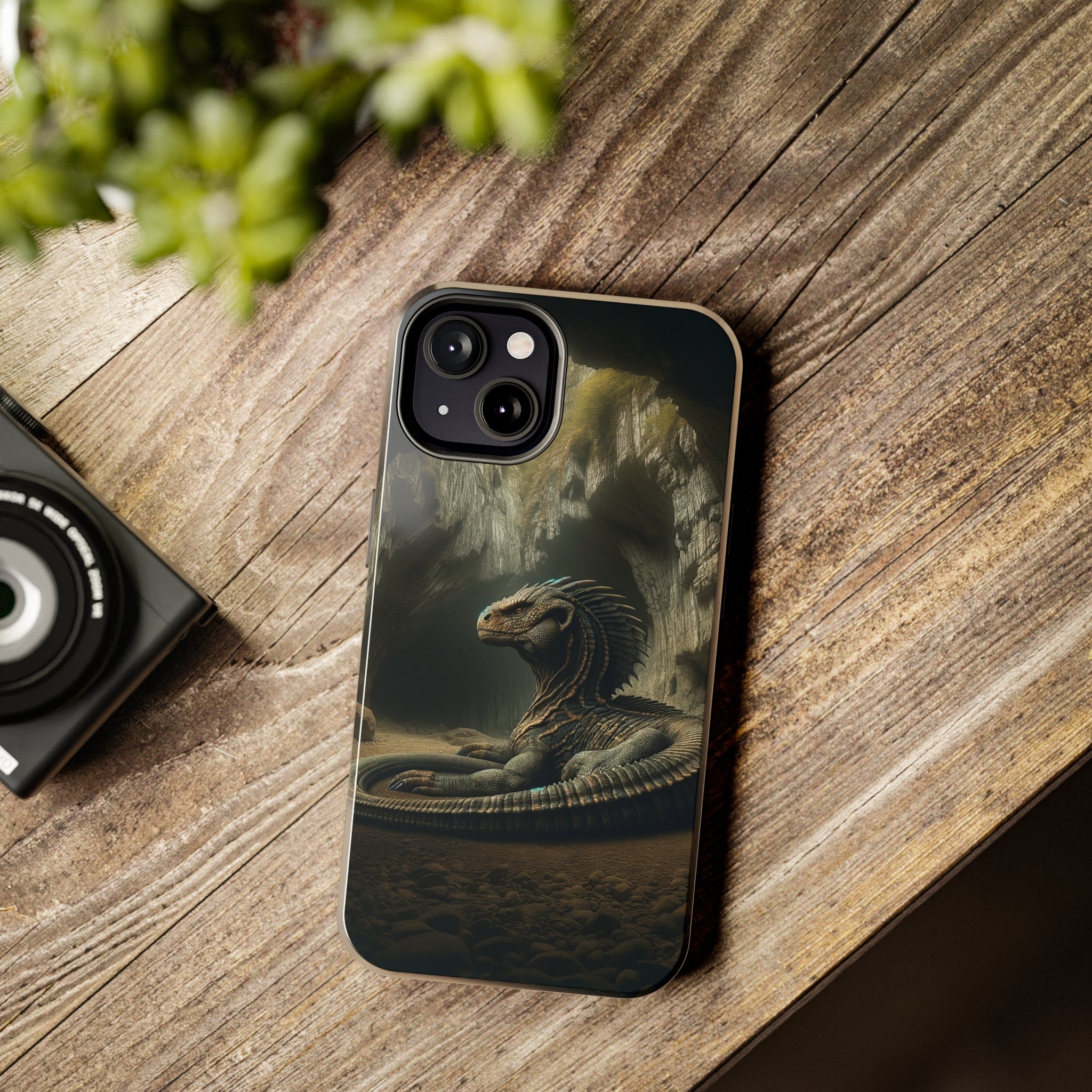 Basilisk in a cave - Tough Phone Case