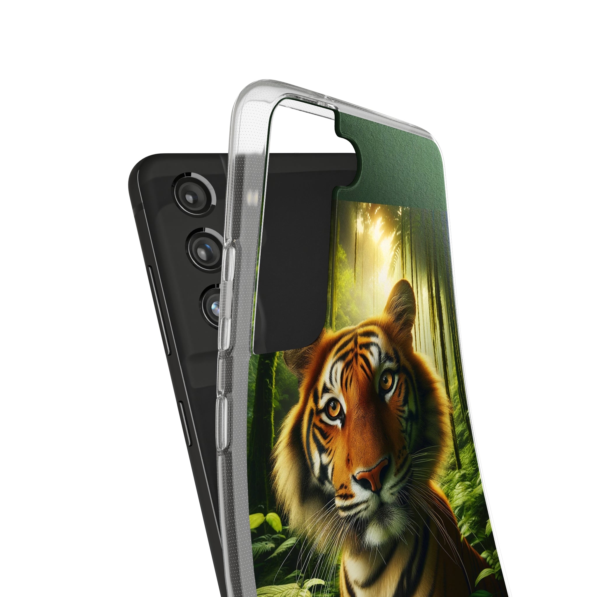 Curious Tiger - Soft Phone Cases