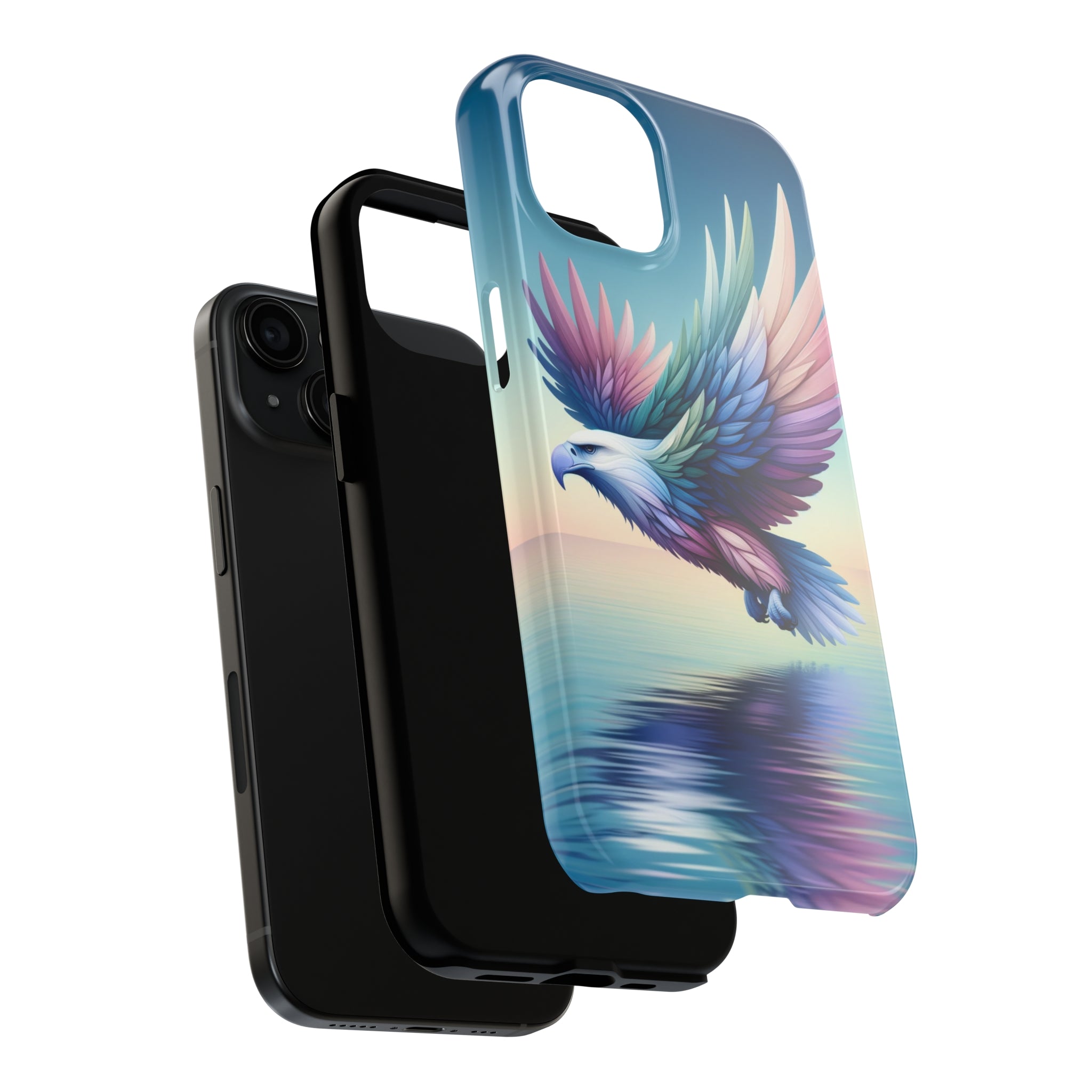 Eagle with colourful feathers - Tough Phone Case