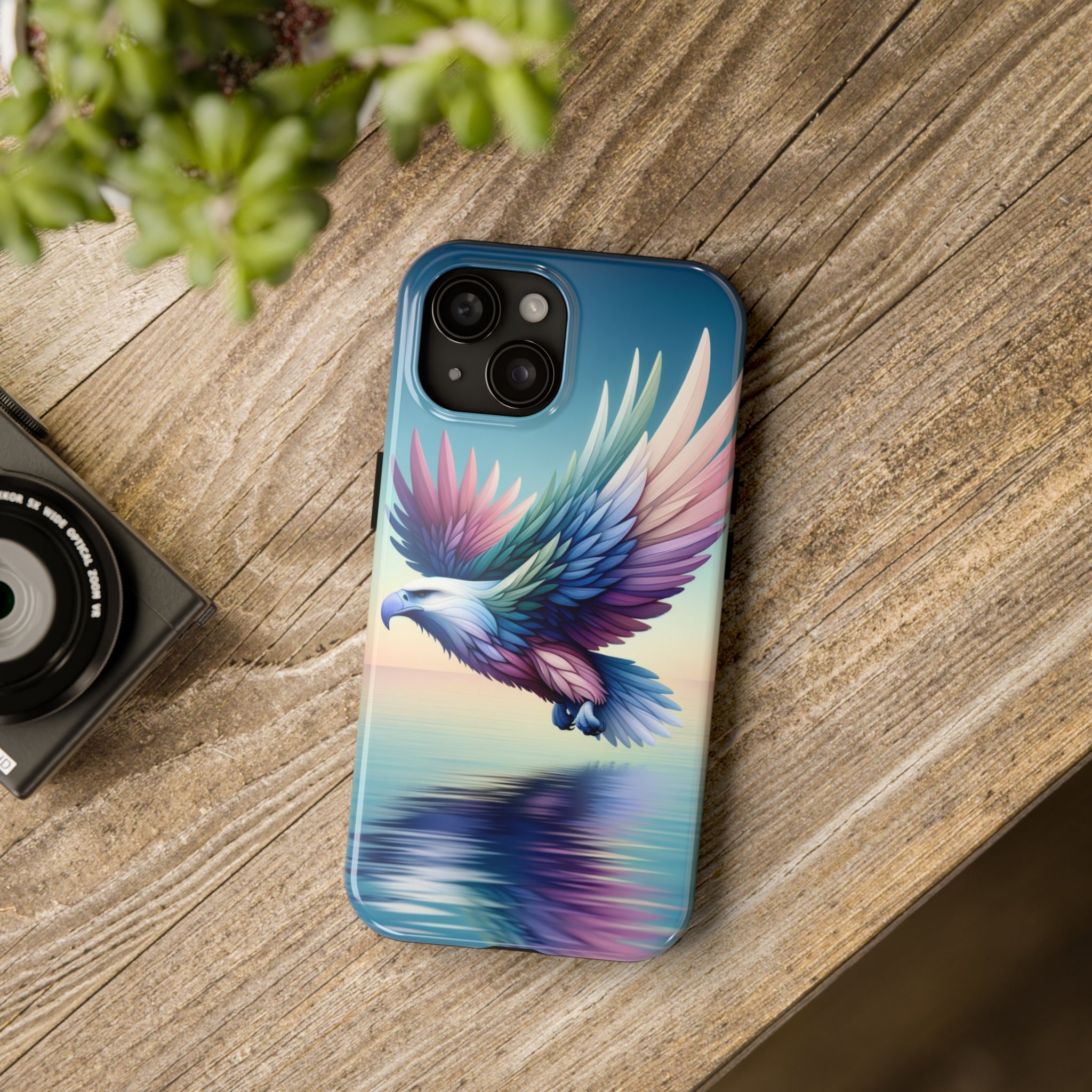 Eagle with colourful feathers - Tough Phone Case