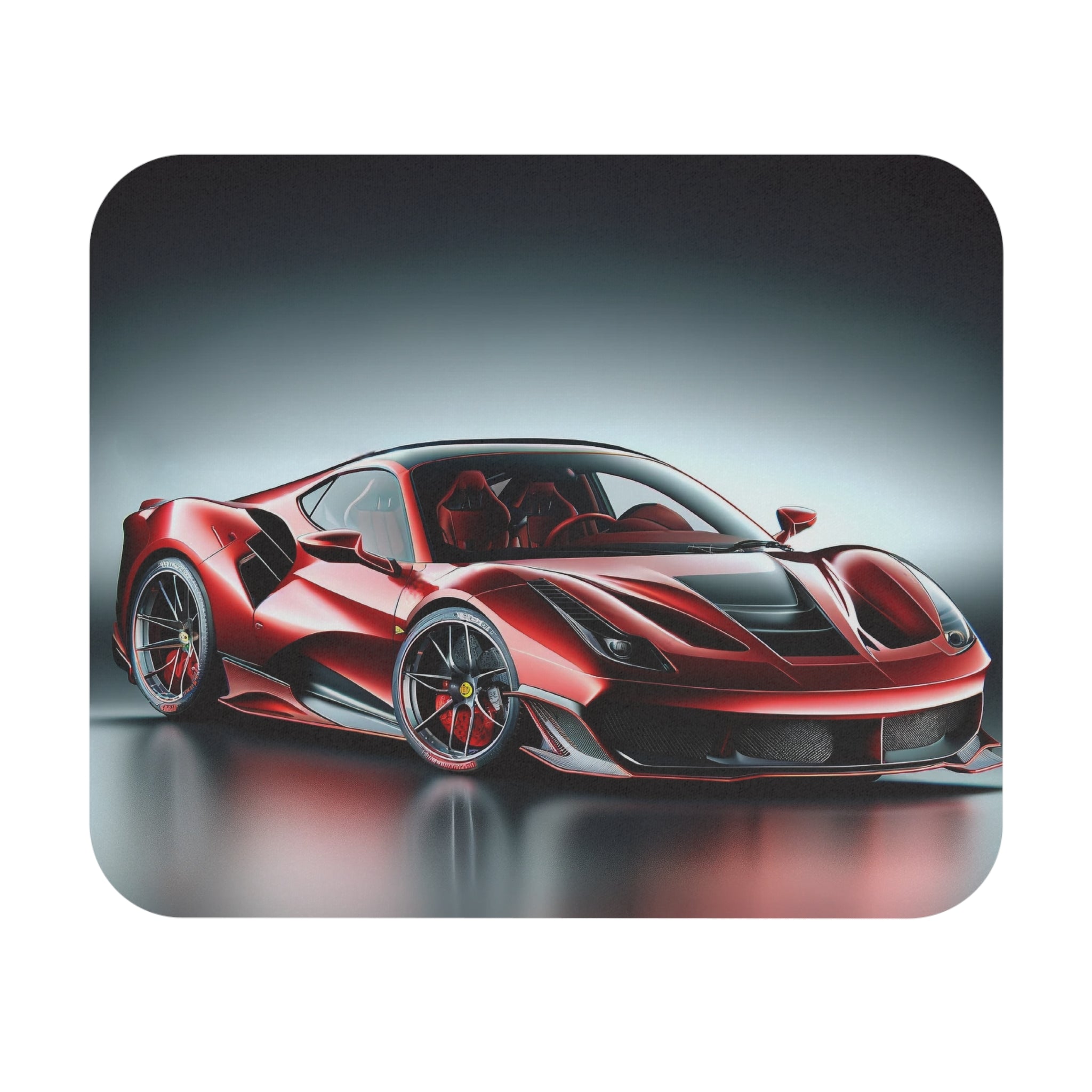 Red car - Mouse Pad (Rectangle)