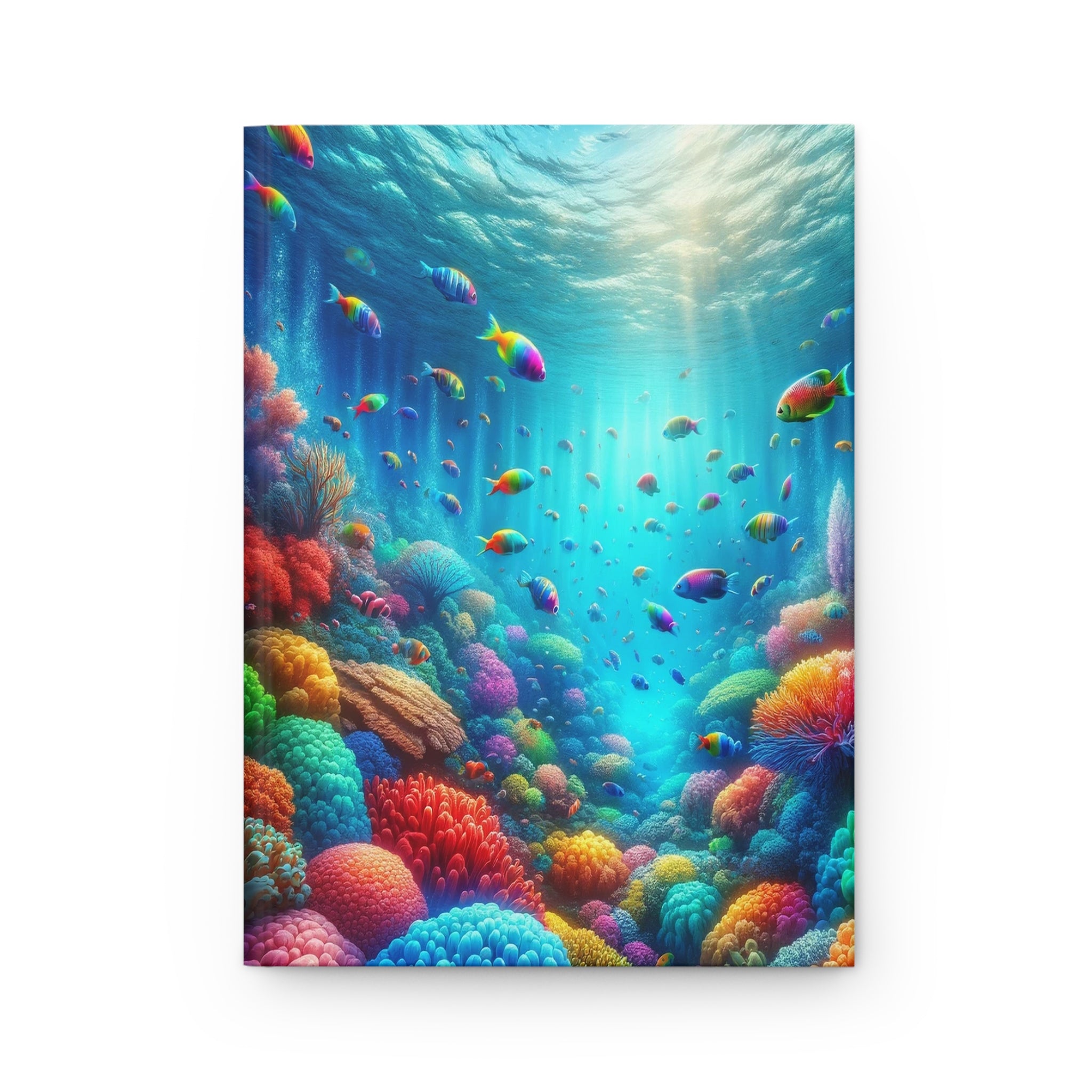 Colourful fish - Hardcover Notebook