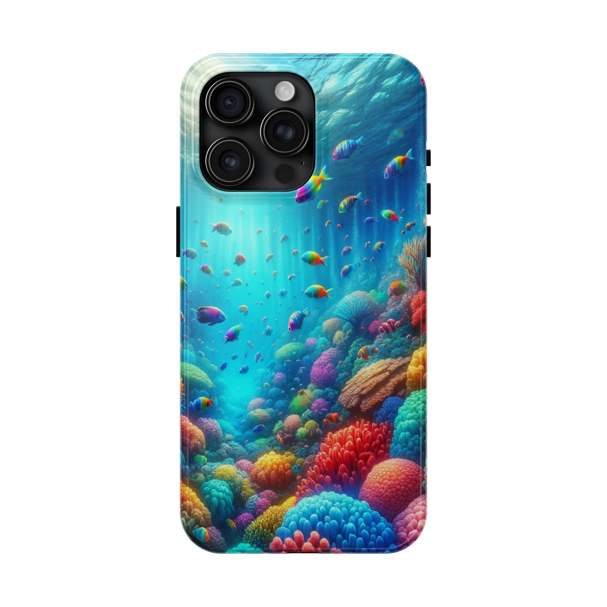 Coloured fish and coral reef - Tough Phone Case