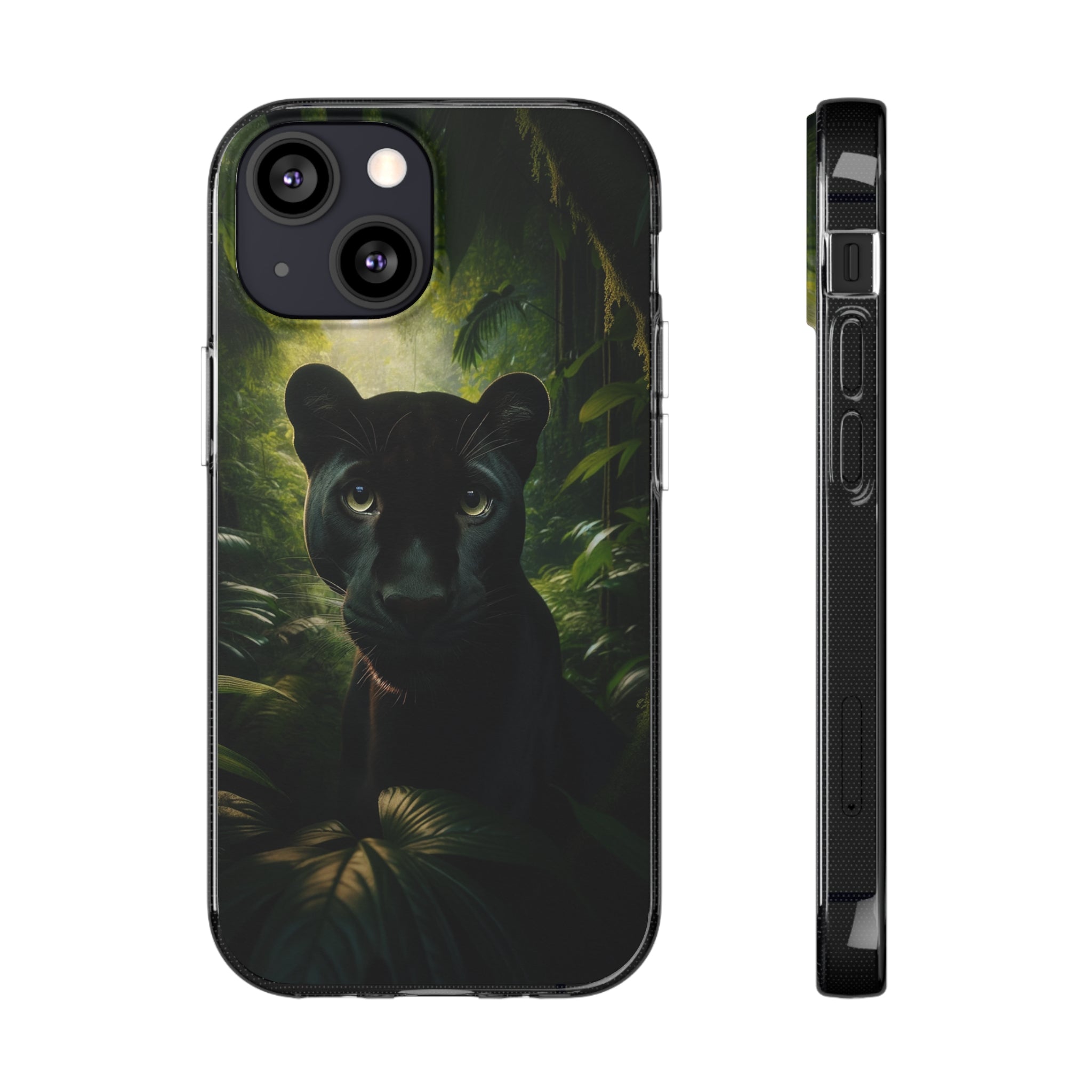 Curious Panther - Soft Phone Case