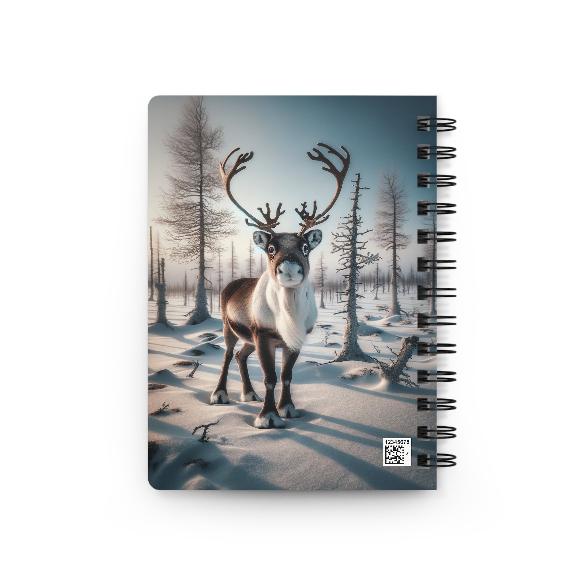 A curious reindeer - Spiral Notebook