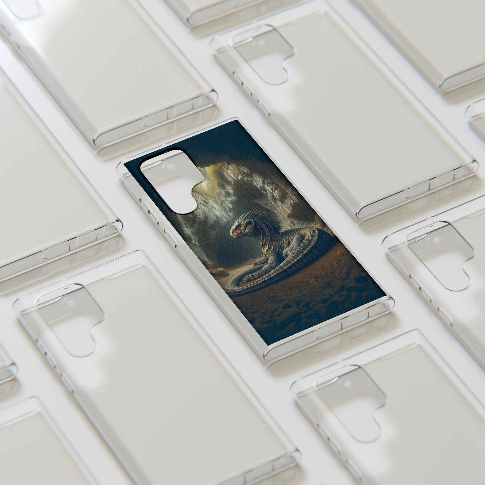 Basilisk in a cave - Soft Phone Case