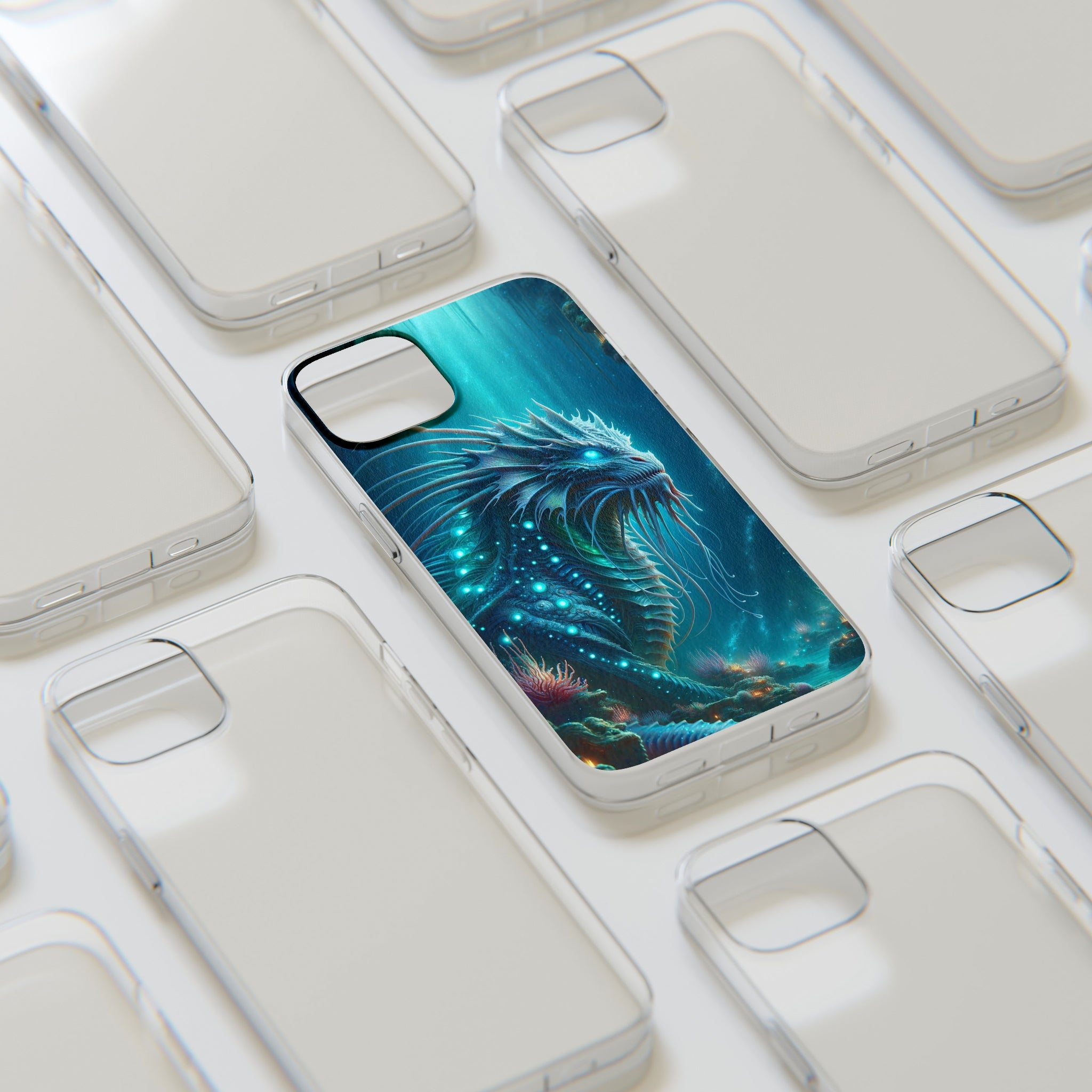 Sea monster - Soft Phone Case