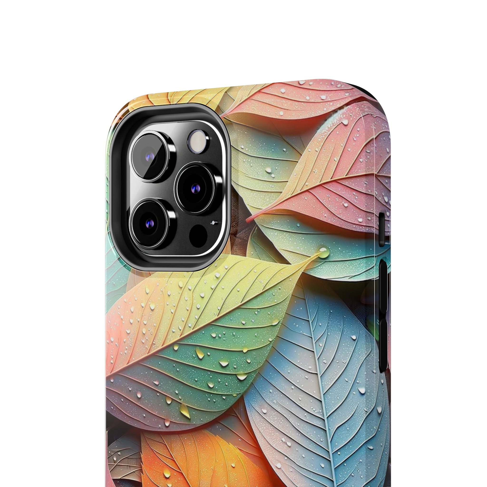 Pastel coloured leaves - Tough Phone Case