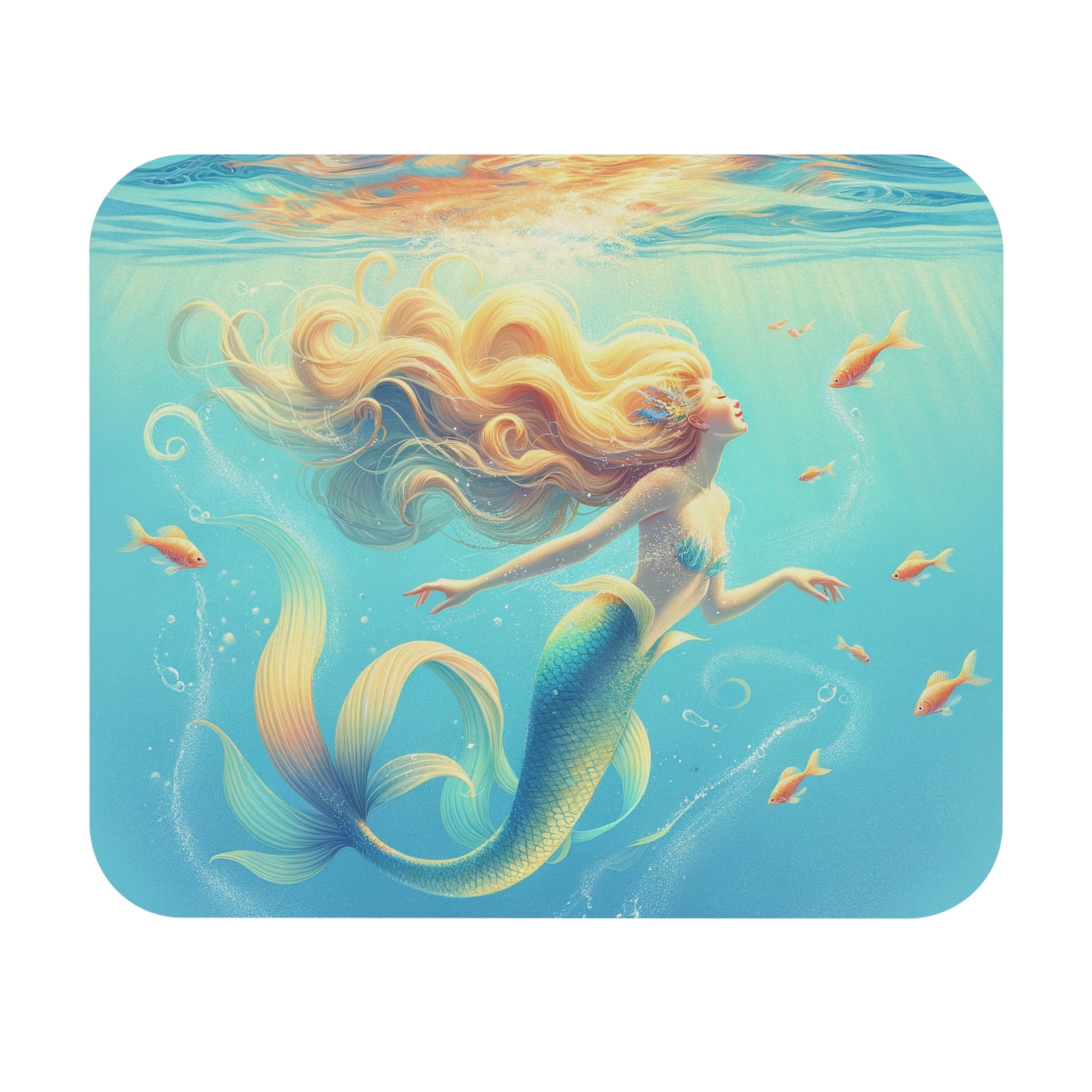 Blond mermaid - Mouse Pad (Rectangle)