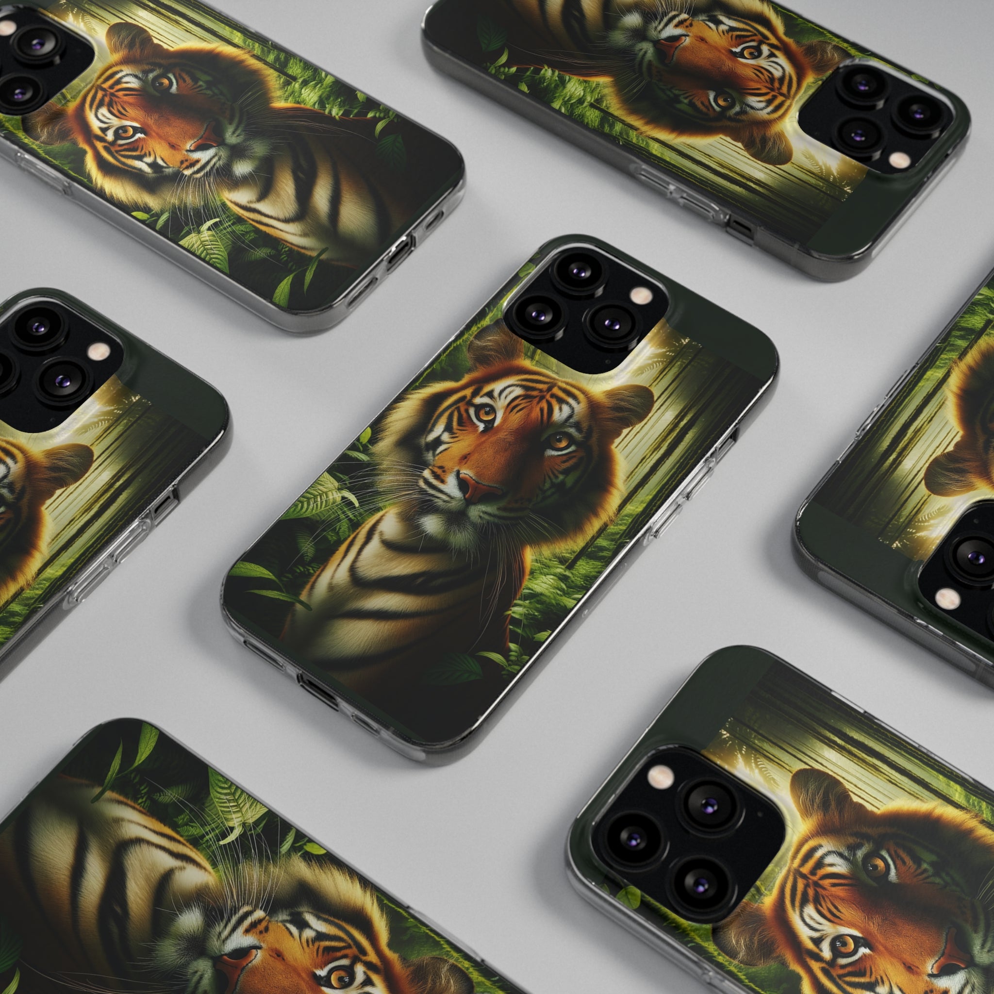 Curious Tiger - Soft Phone Cases