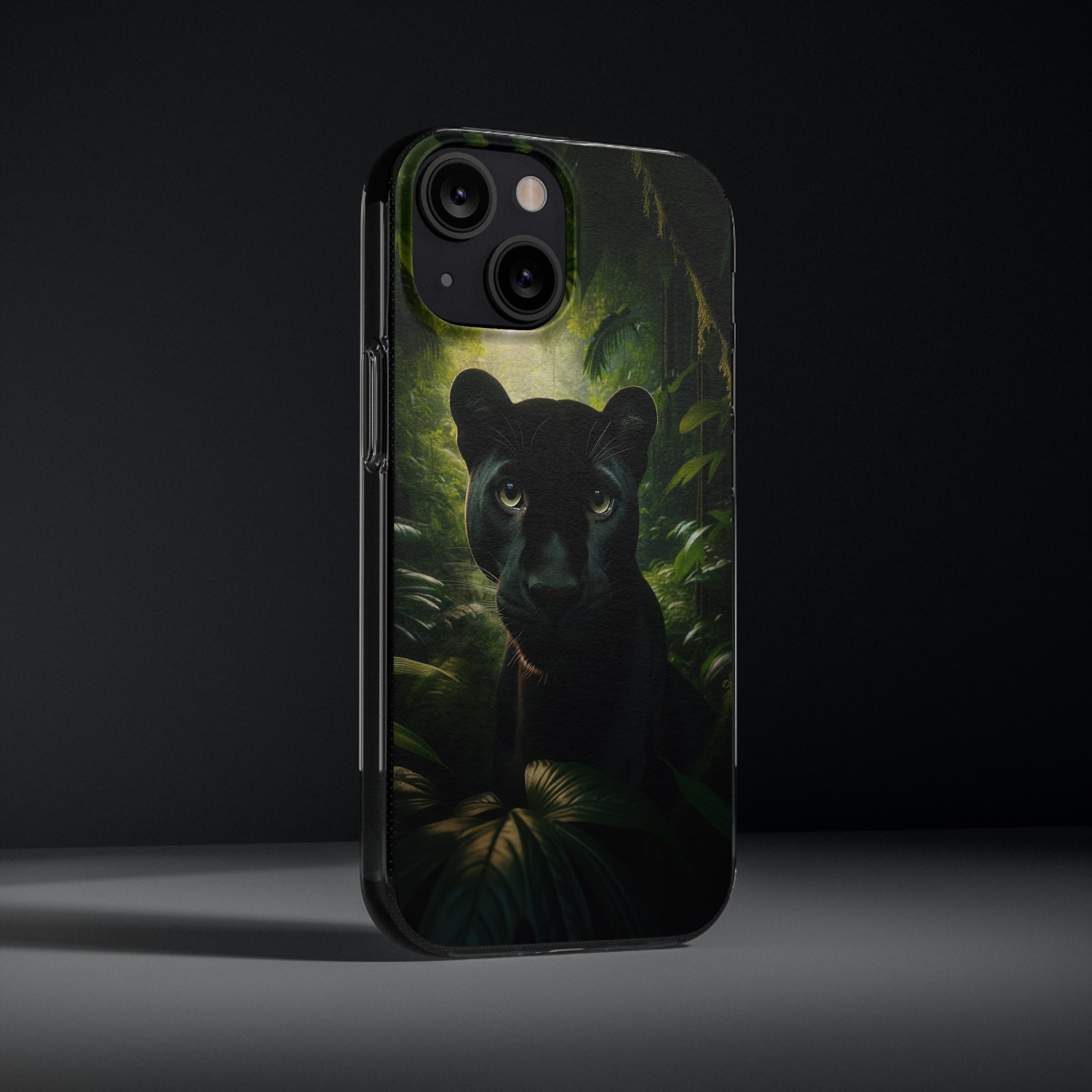 Curious Panther - Soft Phone Case