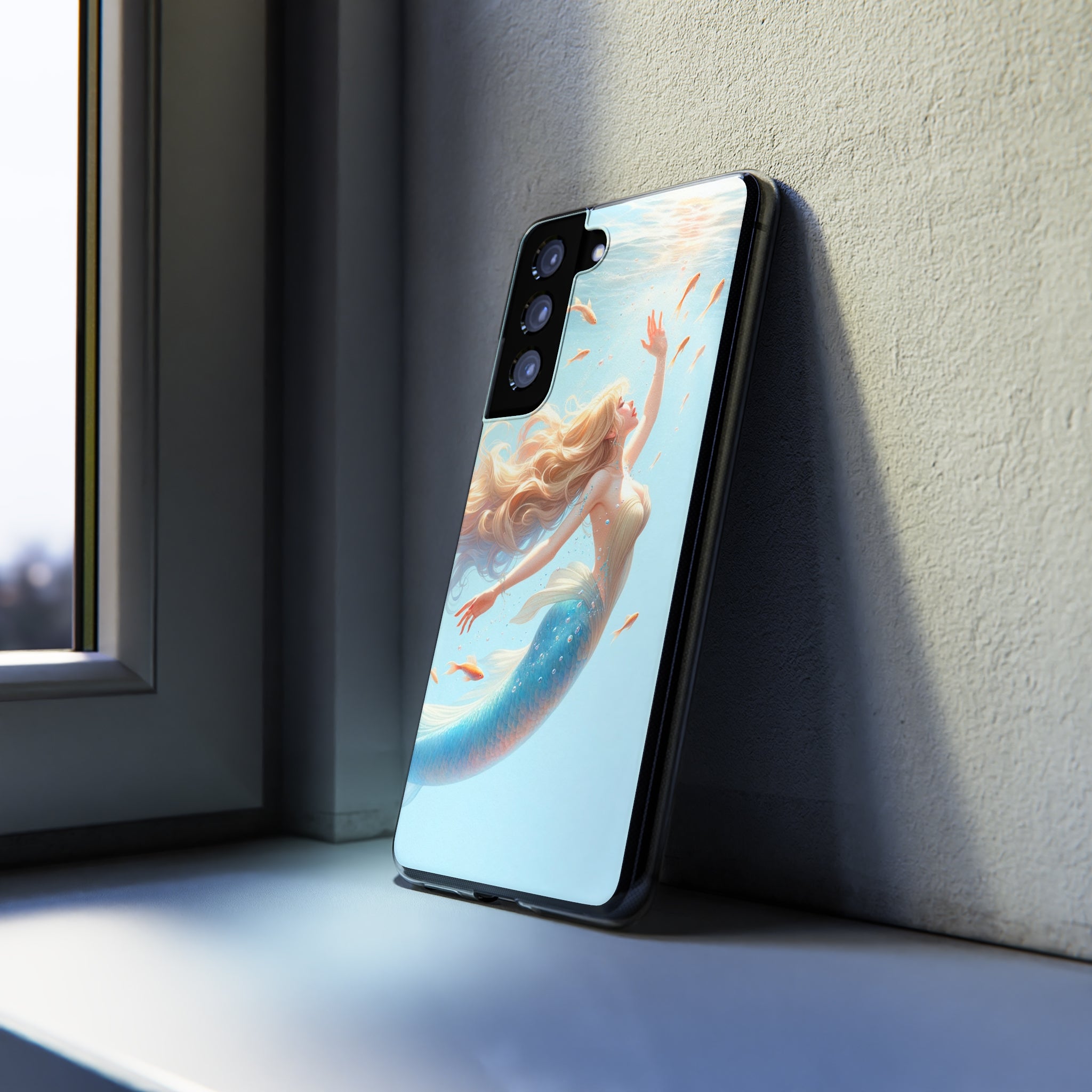 Blond Mermaid - Soft Phone Case