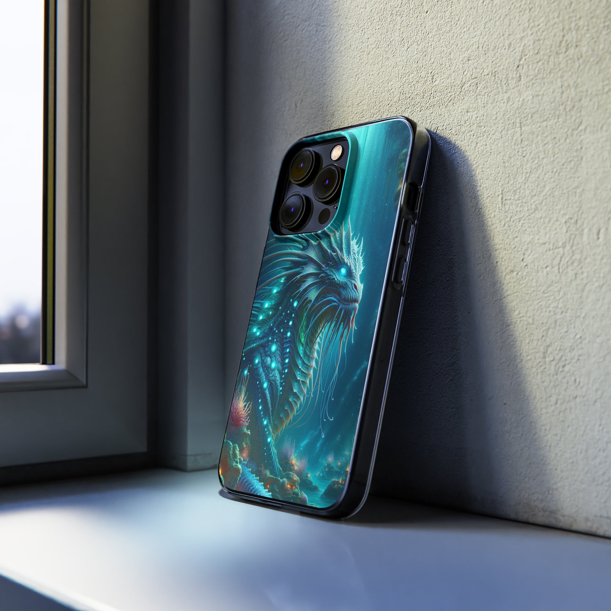 Sea monster - Soft Phone Case