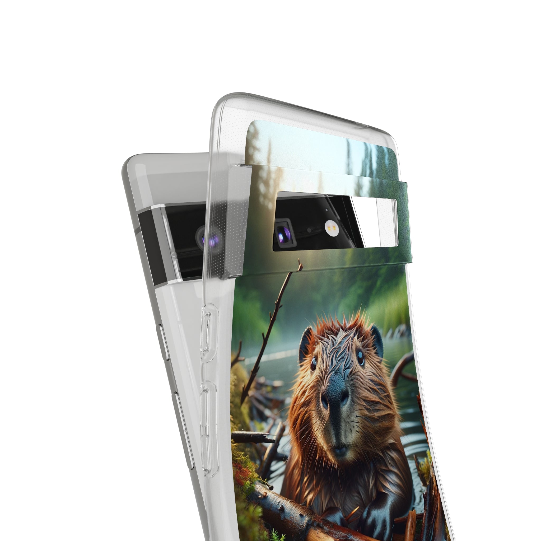 Curious Beaver - Soft Phone Case