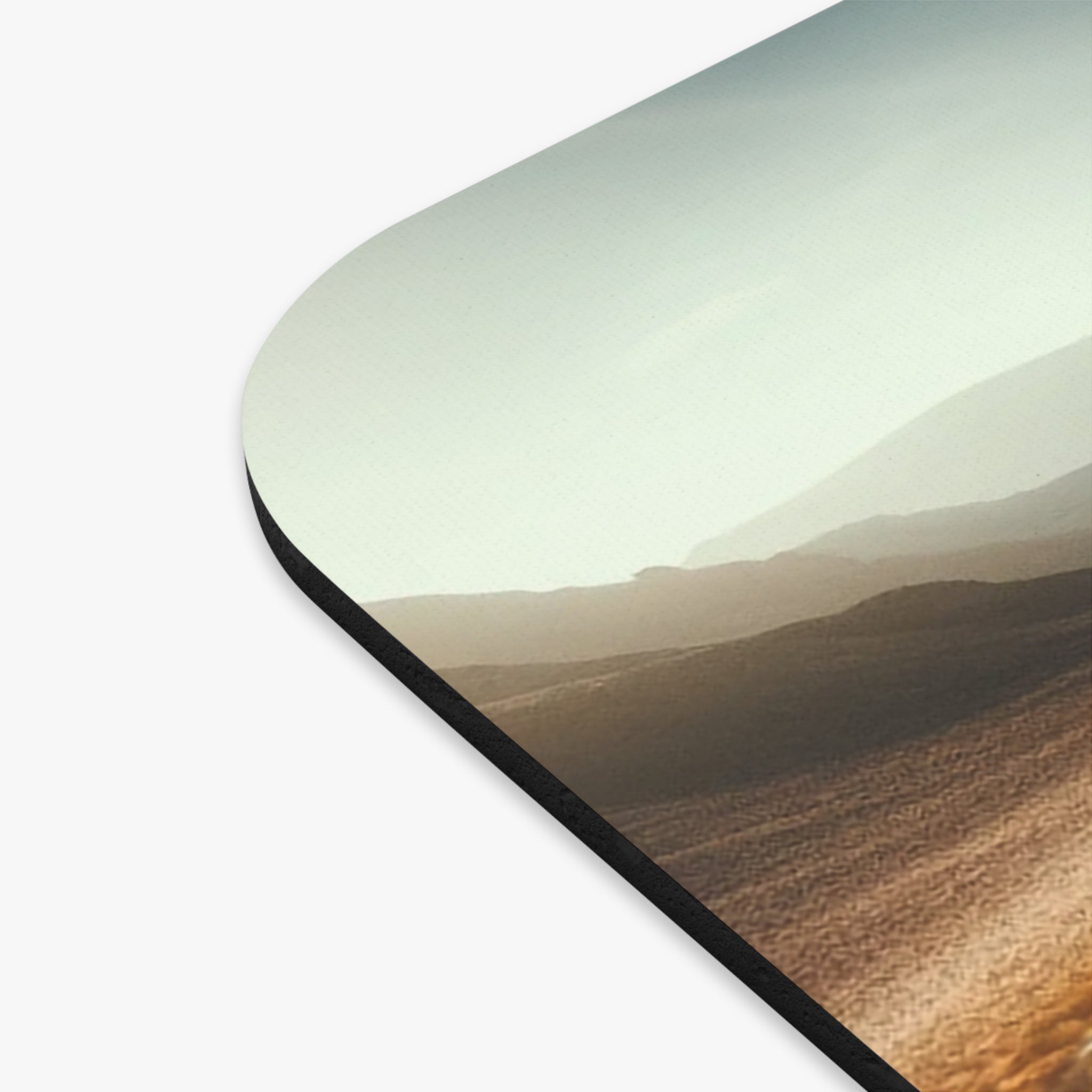 Black car in the desert - Mouse Pad (Rectangle)